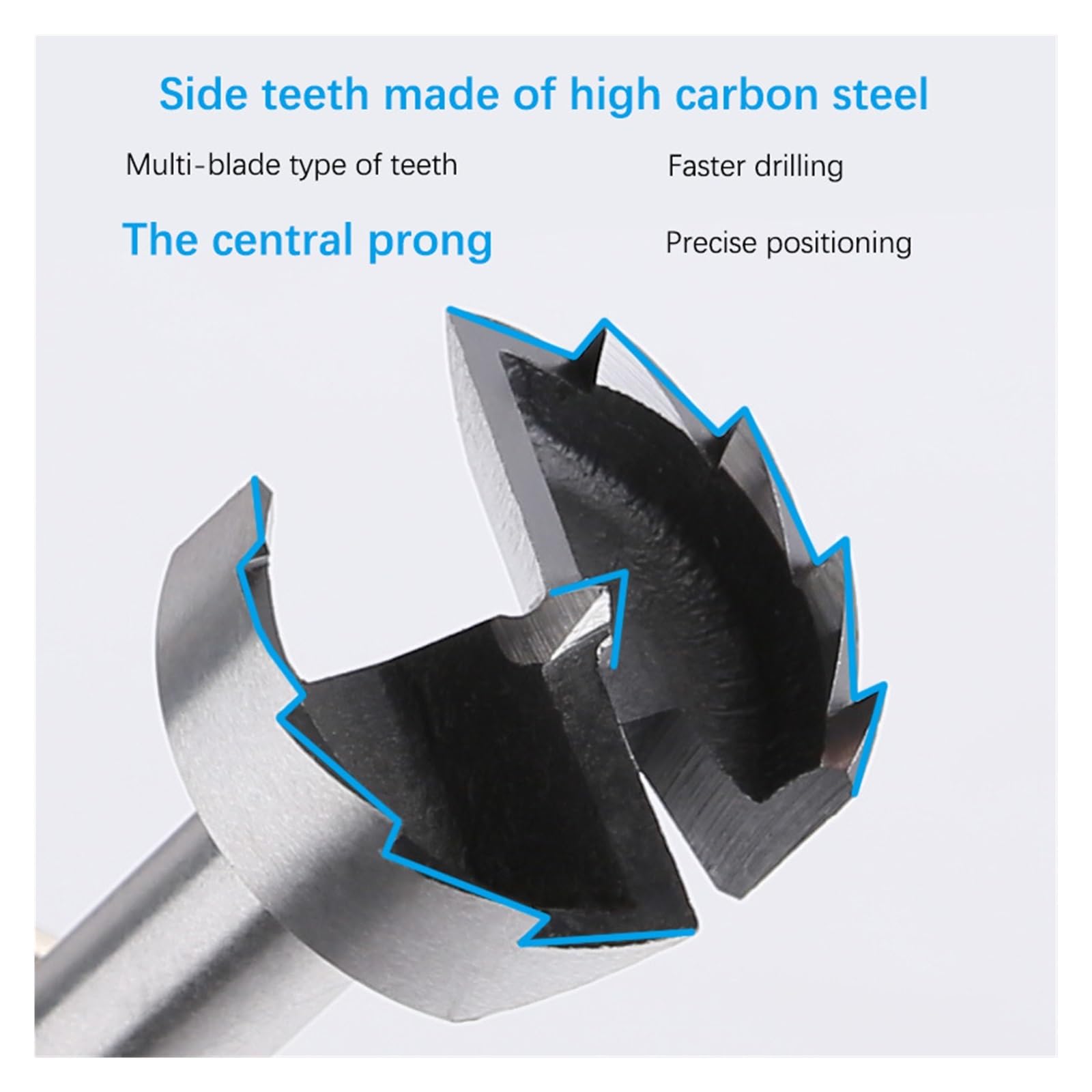 Punte da trapano for alesatura con cerniera autocentrante Utensili for perforazione del legno 6 mm a 85