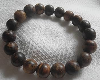 Amazon.co.jp: ベトナム産 高級品位 天然 香木 沈香 数珠 ブレスレット