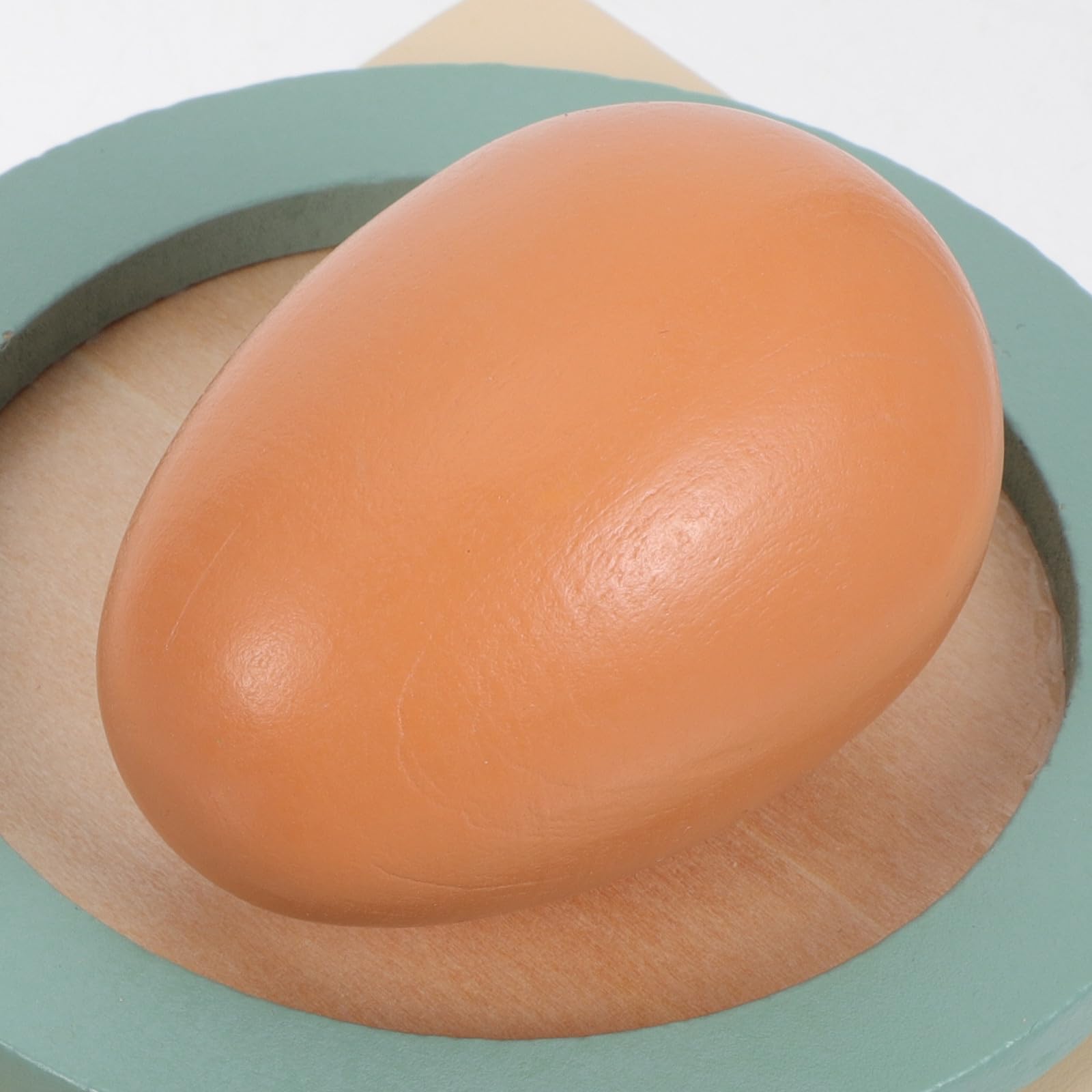 POPETPOP Set Giocattolo Cucina in Legno per Frullatore Manuale a Manovella, Uova Finte e Ciotola, Sicuro e Creativo per Gioco di Ruolo a Casa in Gruppo