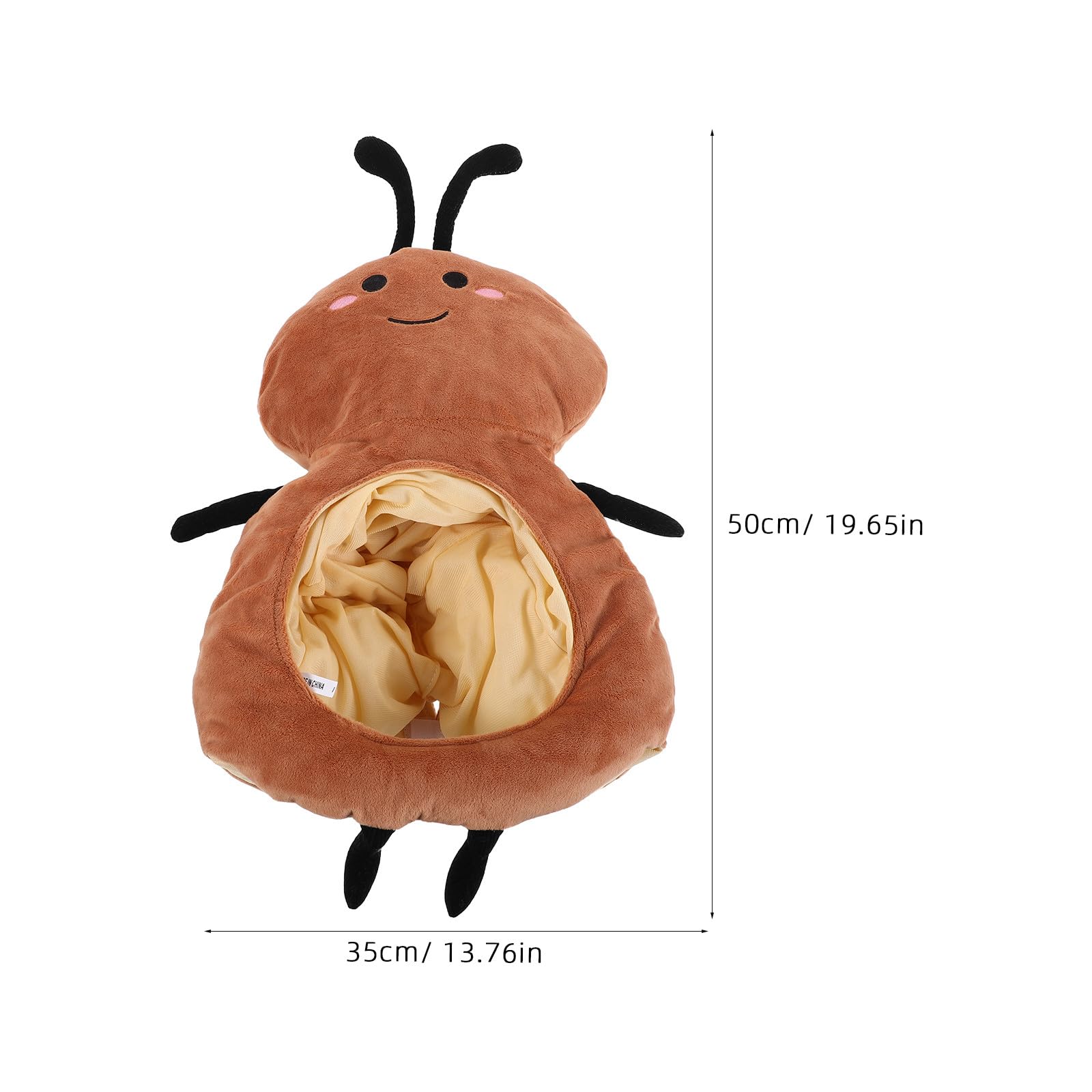 Gatuida Copricapo a forma di scarafaggio - Copricapo da cosplay di animali con imbottitura in cotone - Cappello a forma di scarafaggio per foto di compleanno, feste di Natale, Capodanno e riunioni di