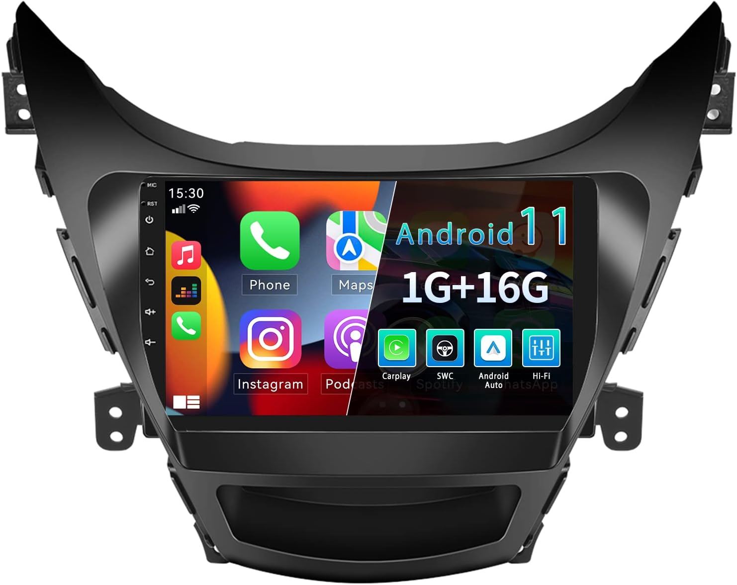 Android 11 Car Stereo for Hyundai Elantra 2012 2013 with