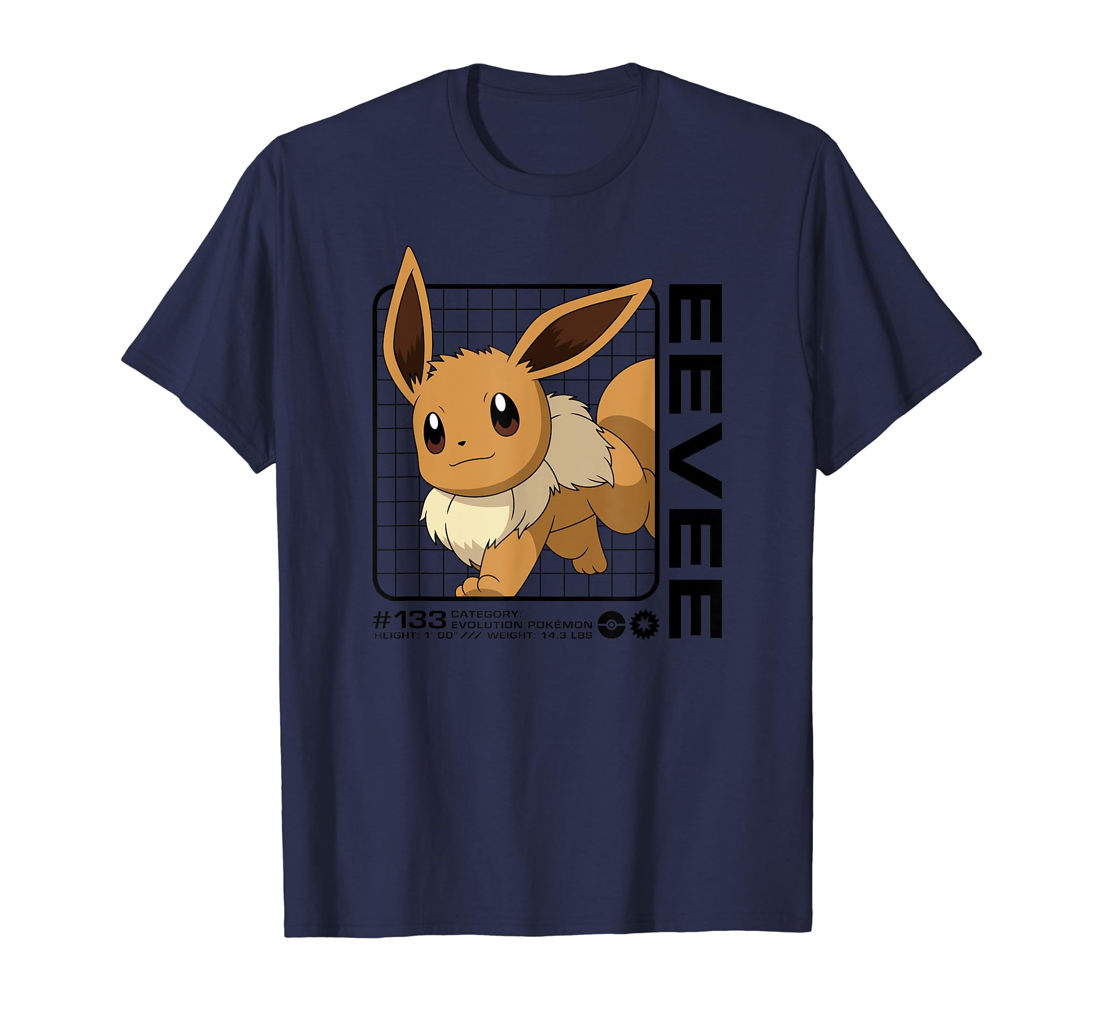 Pokémon - Eevee Stats T-Shirt