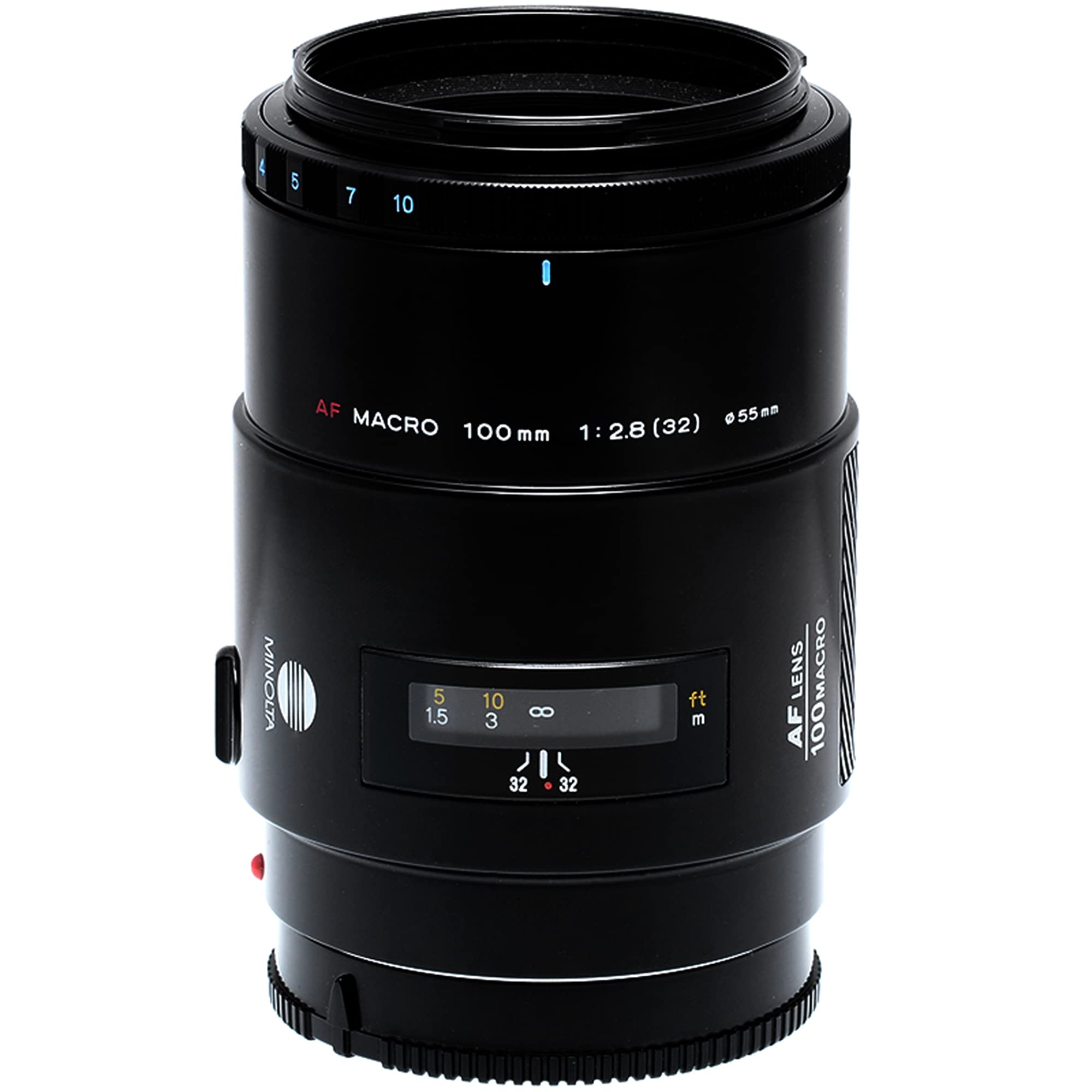 Minolta AF 100mm. f2,8 obiettivo Close-up Macro 1:1 per fotocamere