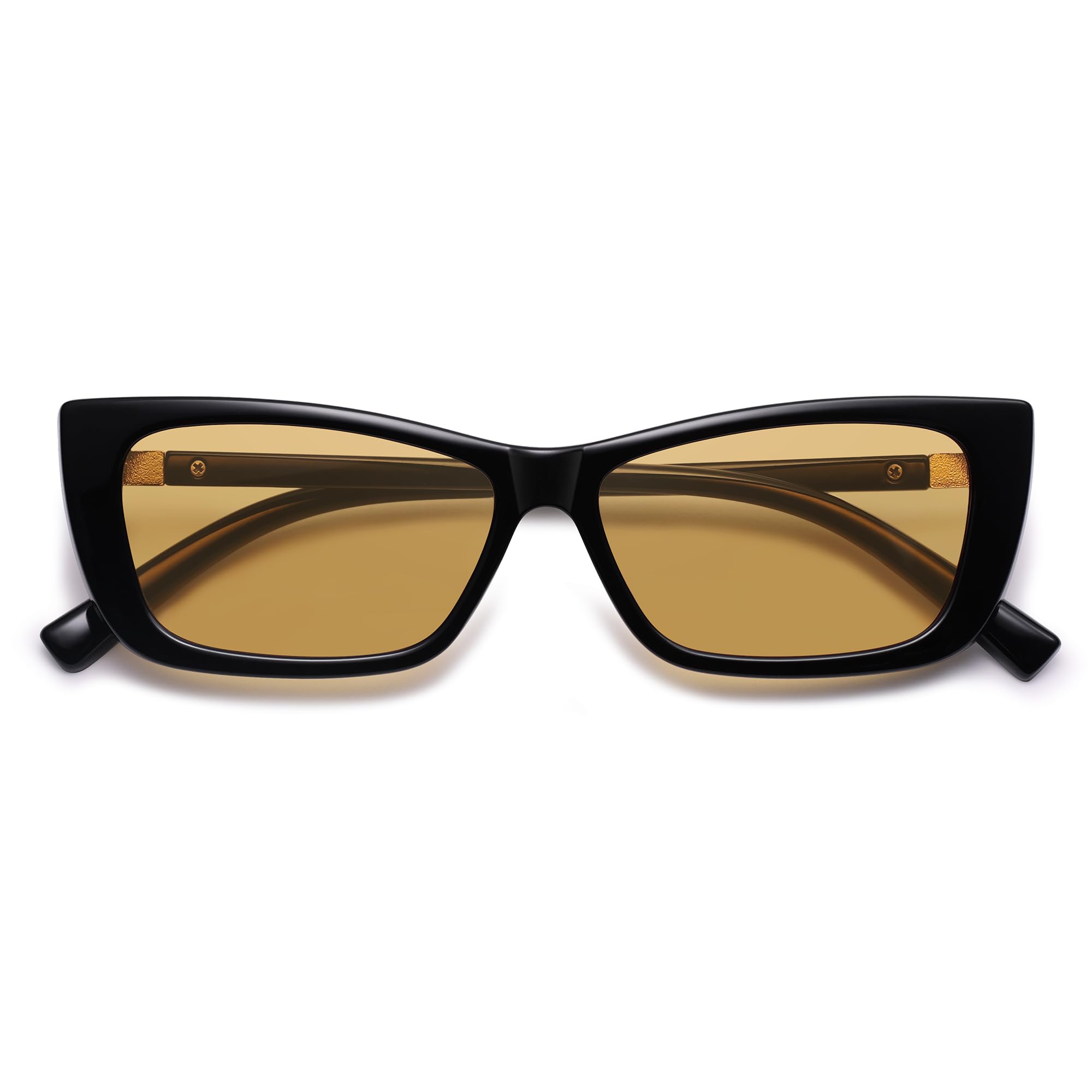 Appassal Retro Rectangular Cateye Sunglasses for Women 2025 Trendy 90s Fashion Vintage Sunnies AP3724