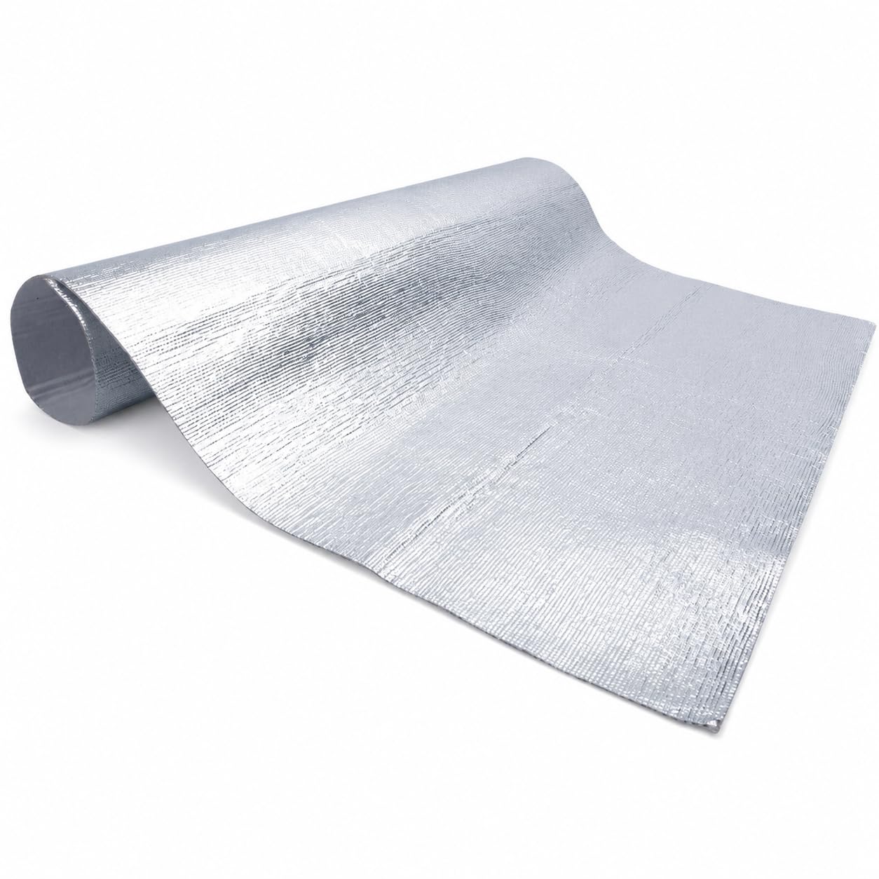 Couverture Anti-feu en Fibre Verre Aluminium pour Barrière Thermique Réfléchissante Adaptée à la Protection Surface Automobile, 0.8mm*1m*1m