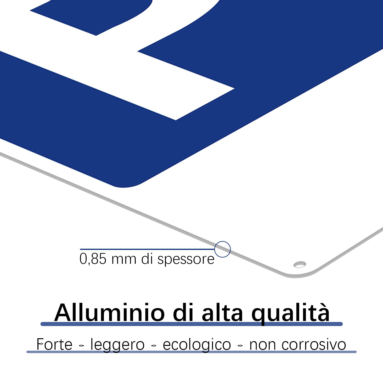 ALKB Cartello Per Consegna Pacchi Per Uso Esterno - Si Prega Di
