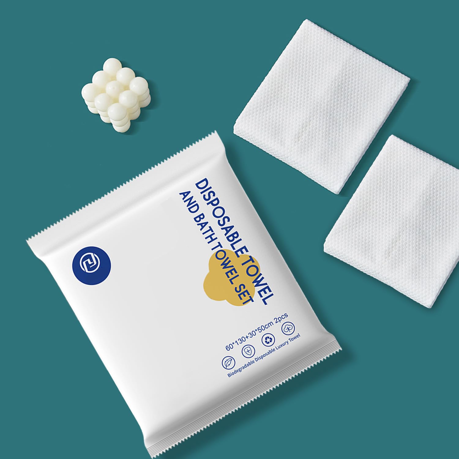 Disposable Towel and Bath Towel Set 19 69x11 81inch Portable Washcloth and 51 18x23 62inch Bath Towel for