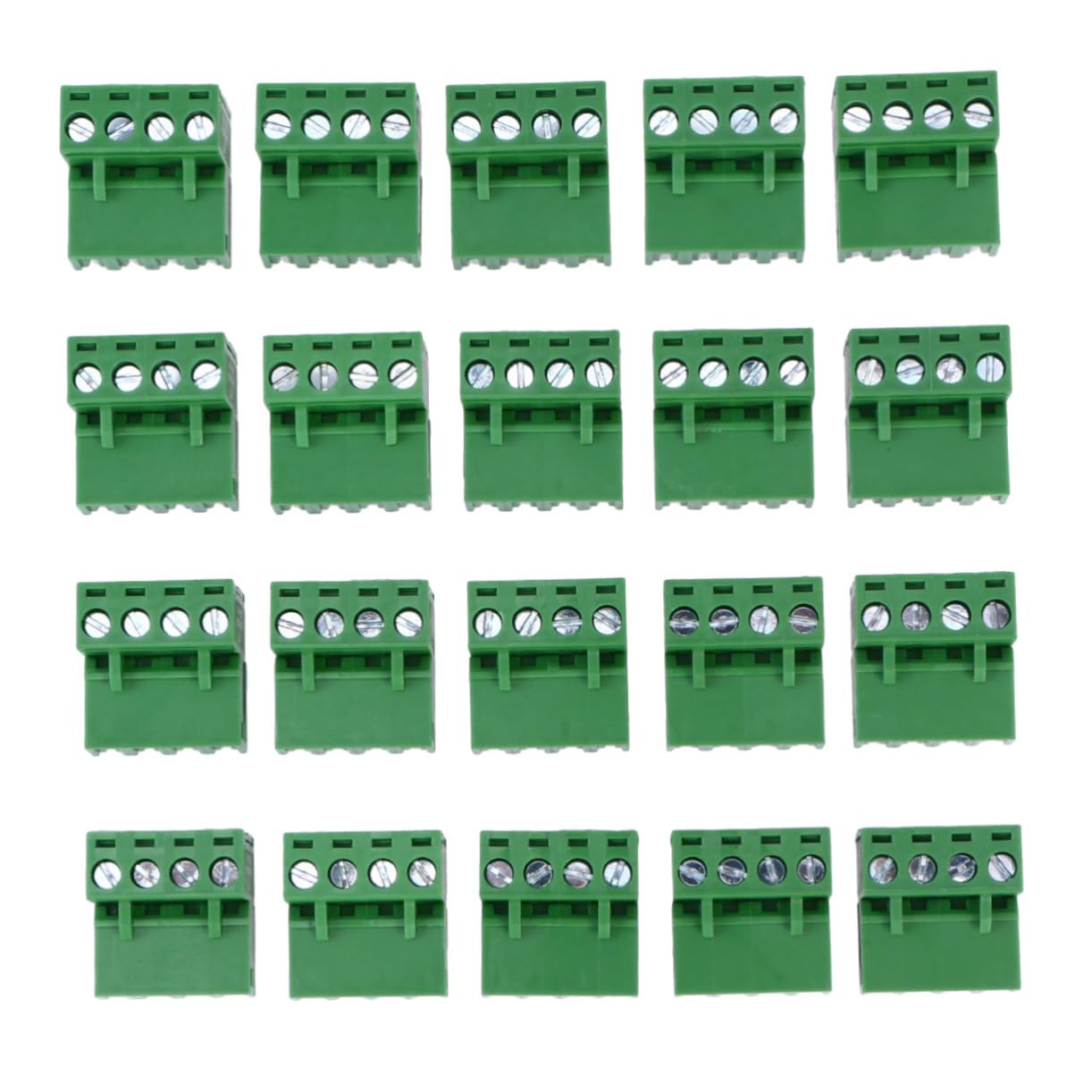 SOLUSTRE 3piezas Conector Pcb Terminal Block Pines Rectos Conector De Placa De Circuito Terminales De Bloque Para Aplicaciones Eléctricas Resistente Temperaturas De Paquete