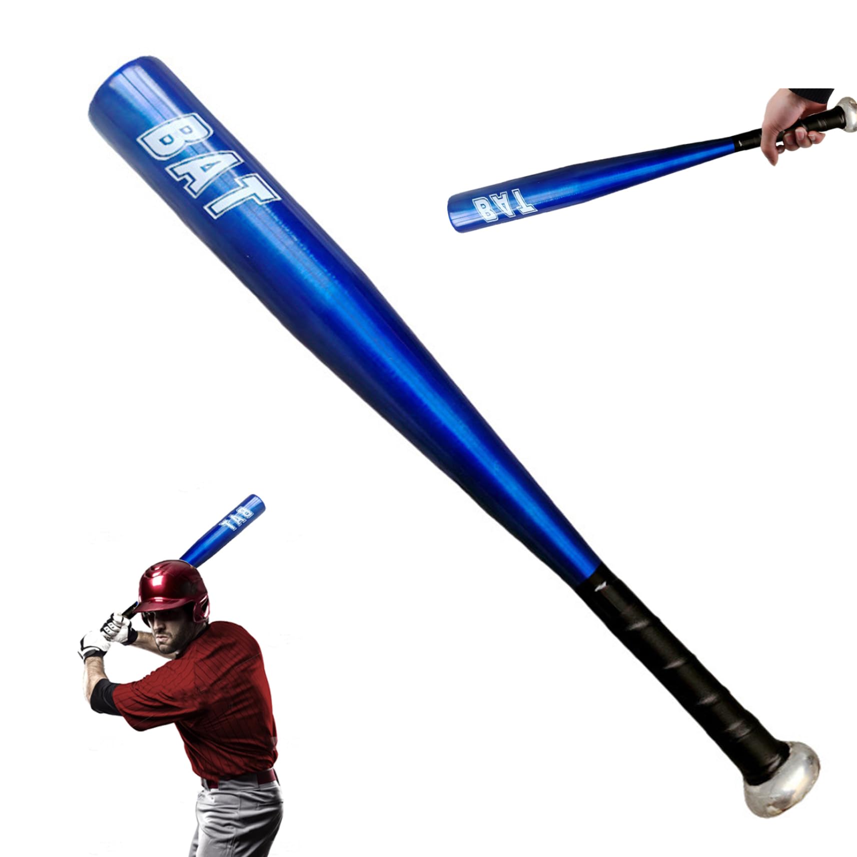 Bate de béisbol de aleación de aluminio 20 pulgadas para niños adultos entrenamiento al aire libre