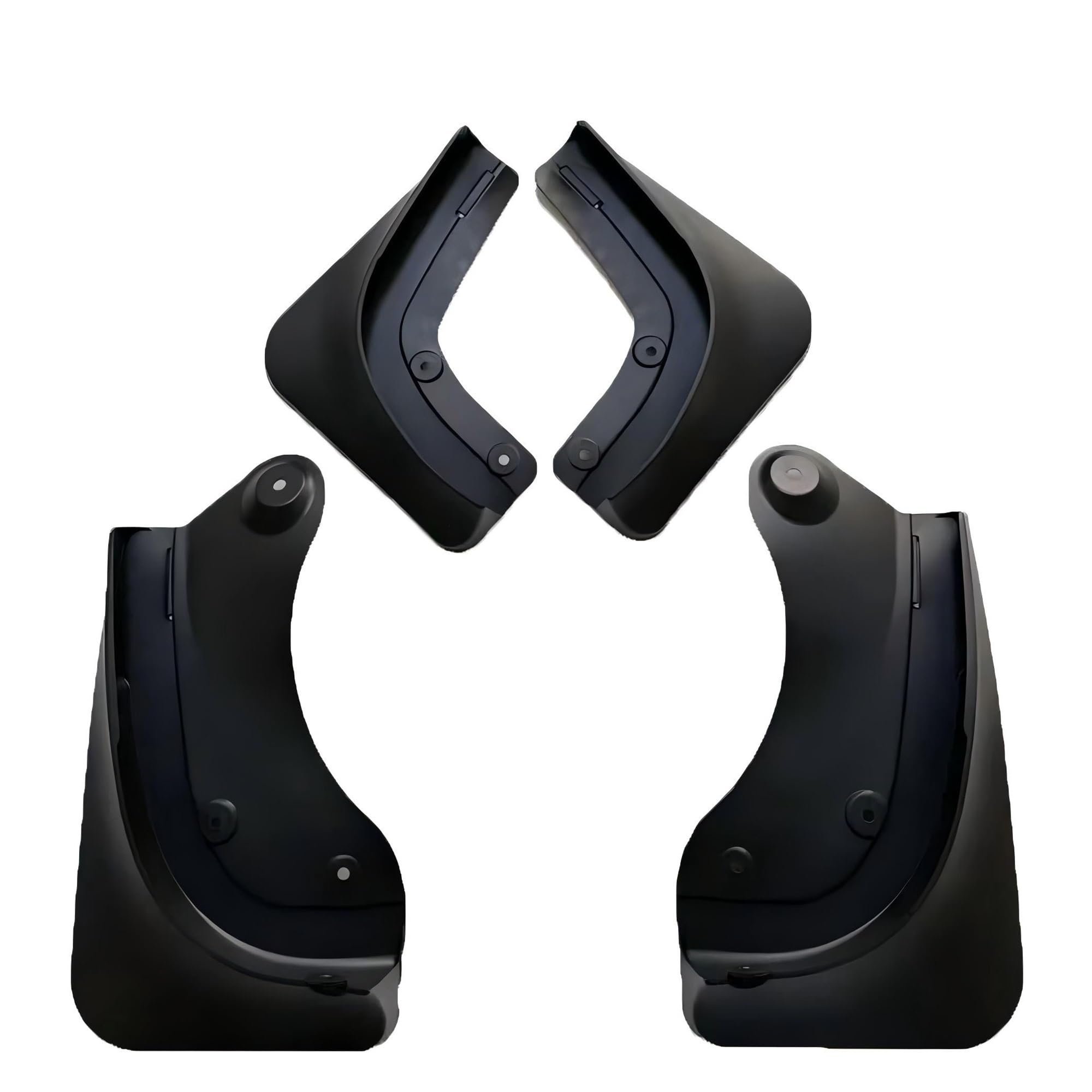 Guardabarros para coche Tesla Model Y 2025: protector antinieve y salpicaduras delantero trasero 8