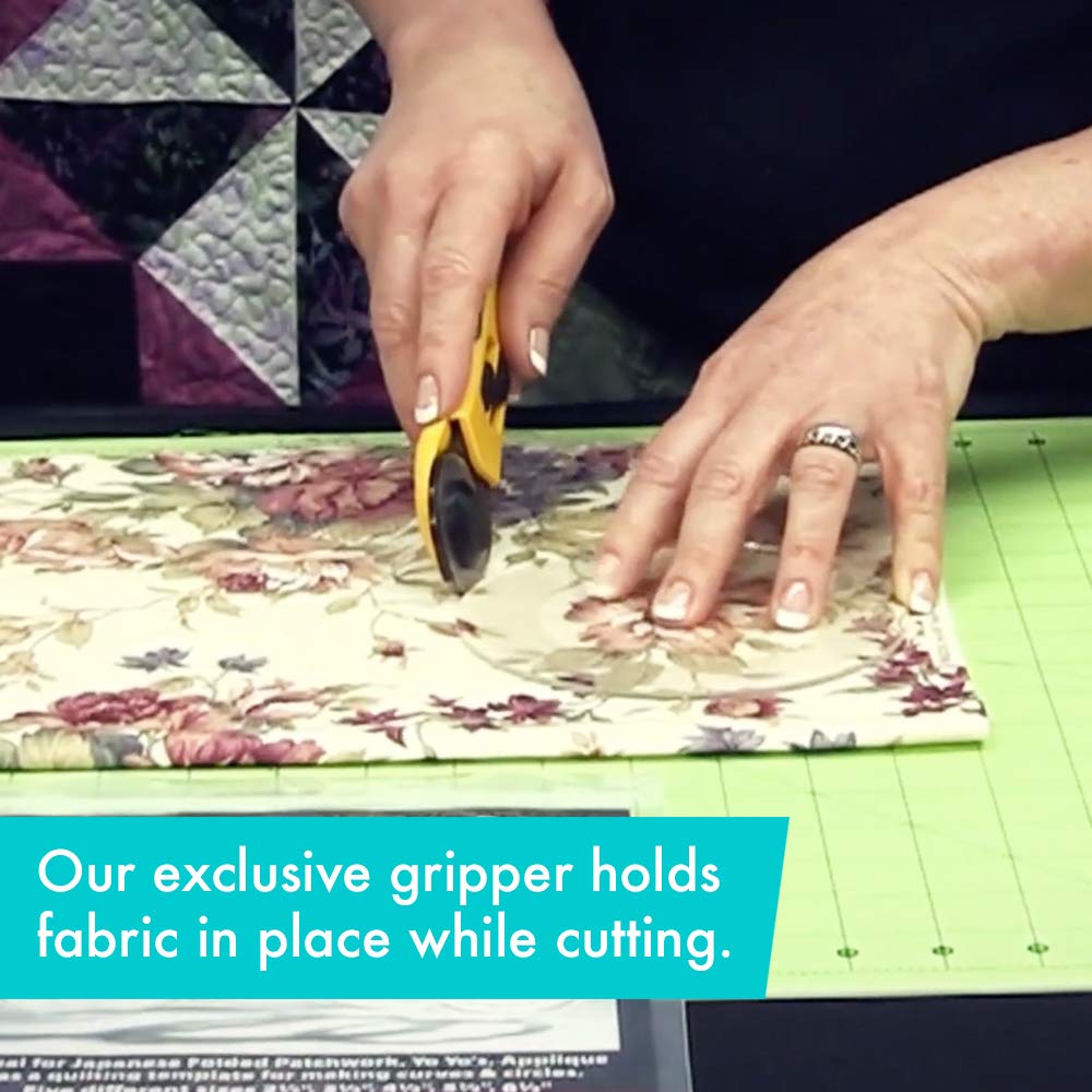 Creative Grids Non-Slip Rotary Cutting Circles by Creative Grids