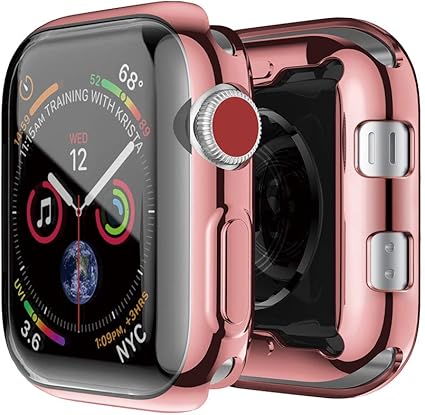 Myada Compatibel met Apple Watch Case 38mm iWatch Series 3 Screen Protector  Zachte HD Clear Ultra Dunne TPU All-around Full-body Cover Skin Shell  Bumper Beschermhoes voor Apple Watch Series 3/2 38mm :