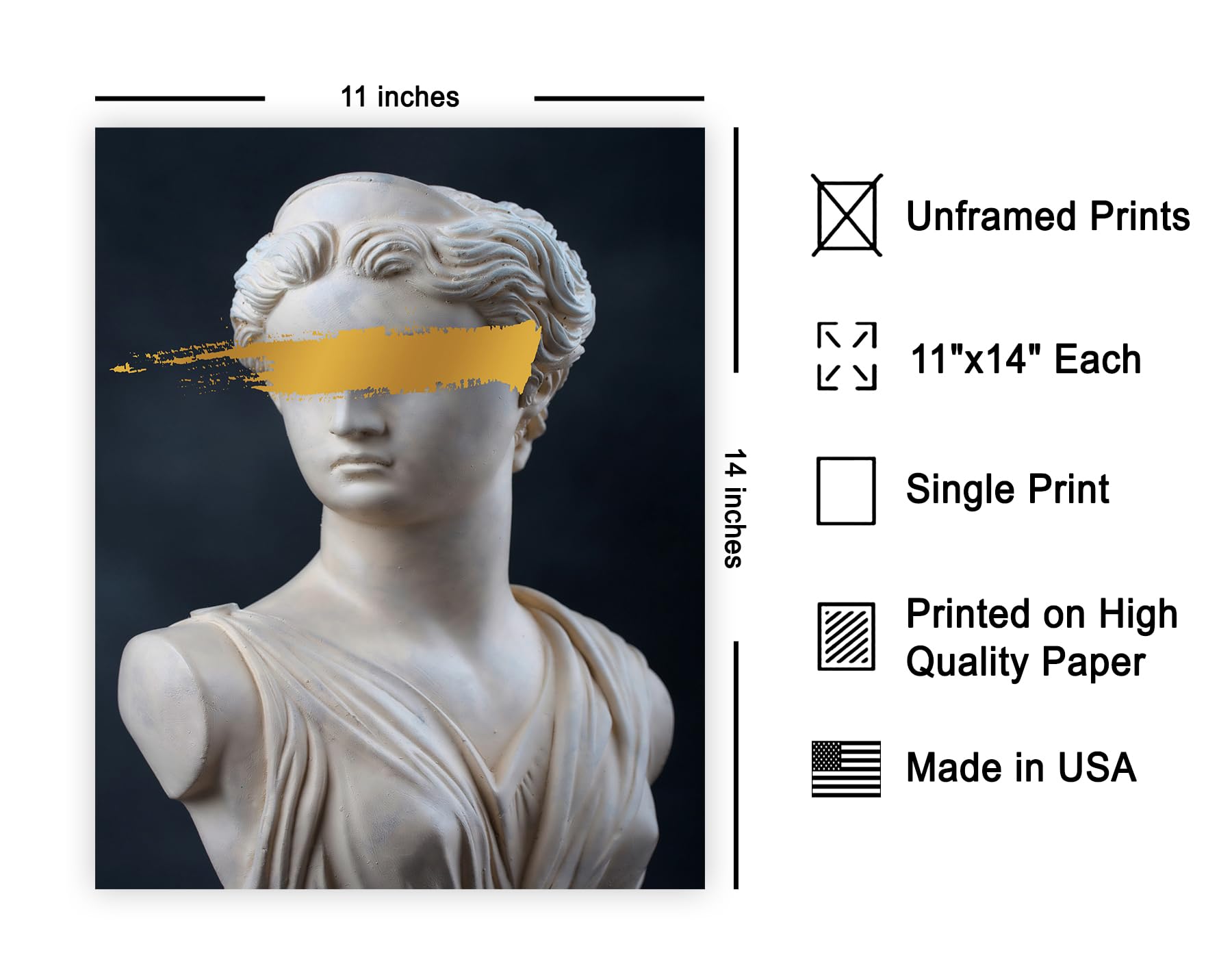 Amazon.com: Poster Master Greek Sculpture Poster - Statue Print