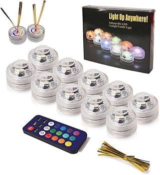 Amazon.co.jp : BigFox LED潜水キャンドルライト リモコン付き 防水