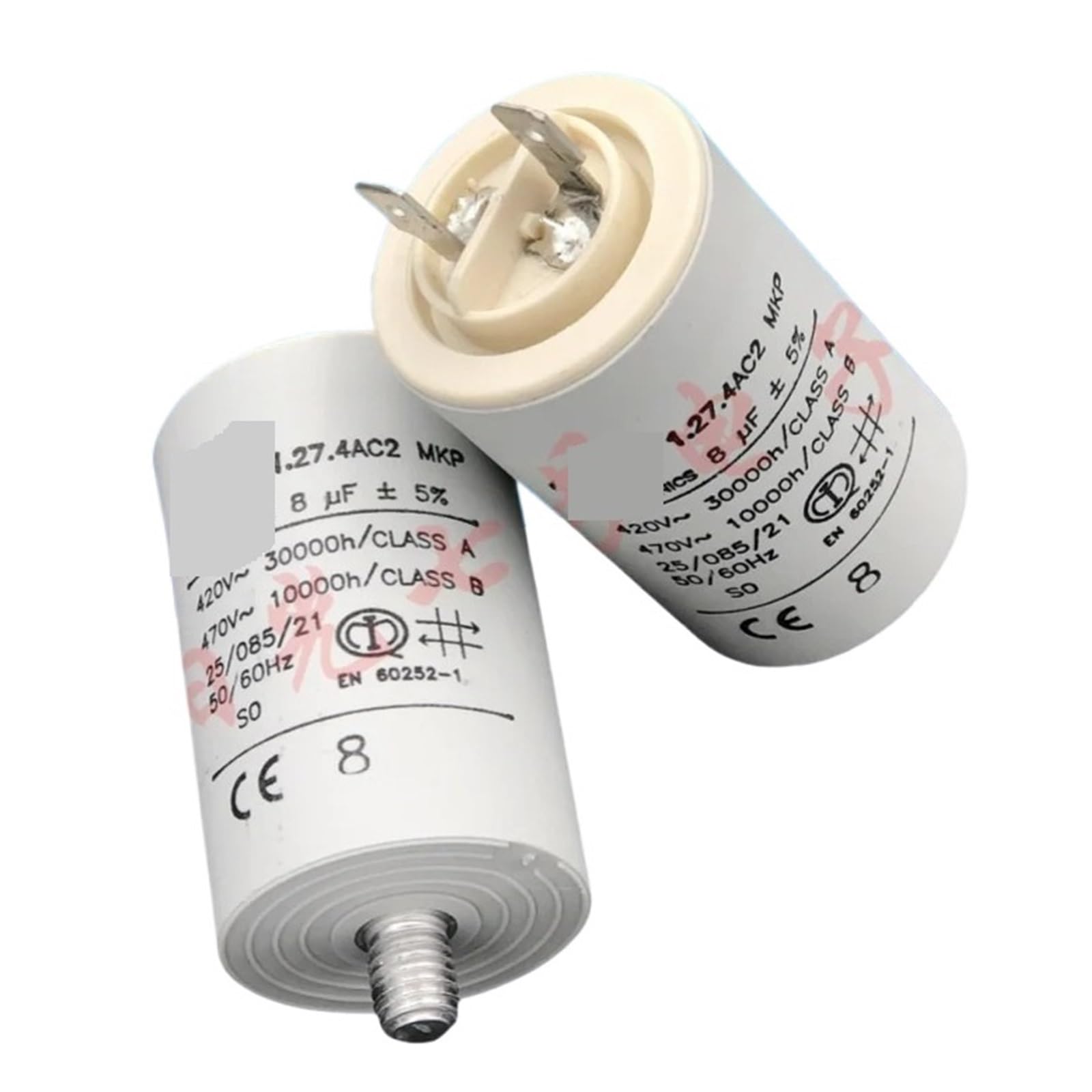 Condensateur permanent 8uF 1.27.4AC2 moteur 420V AC