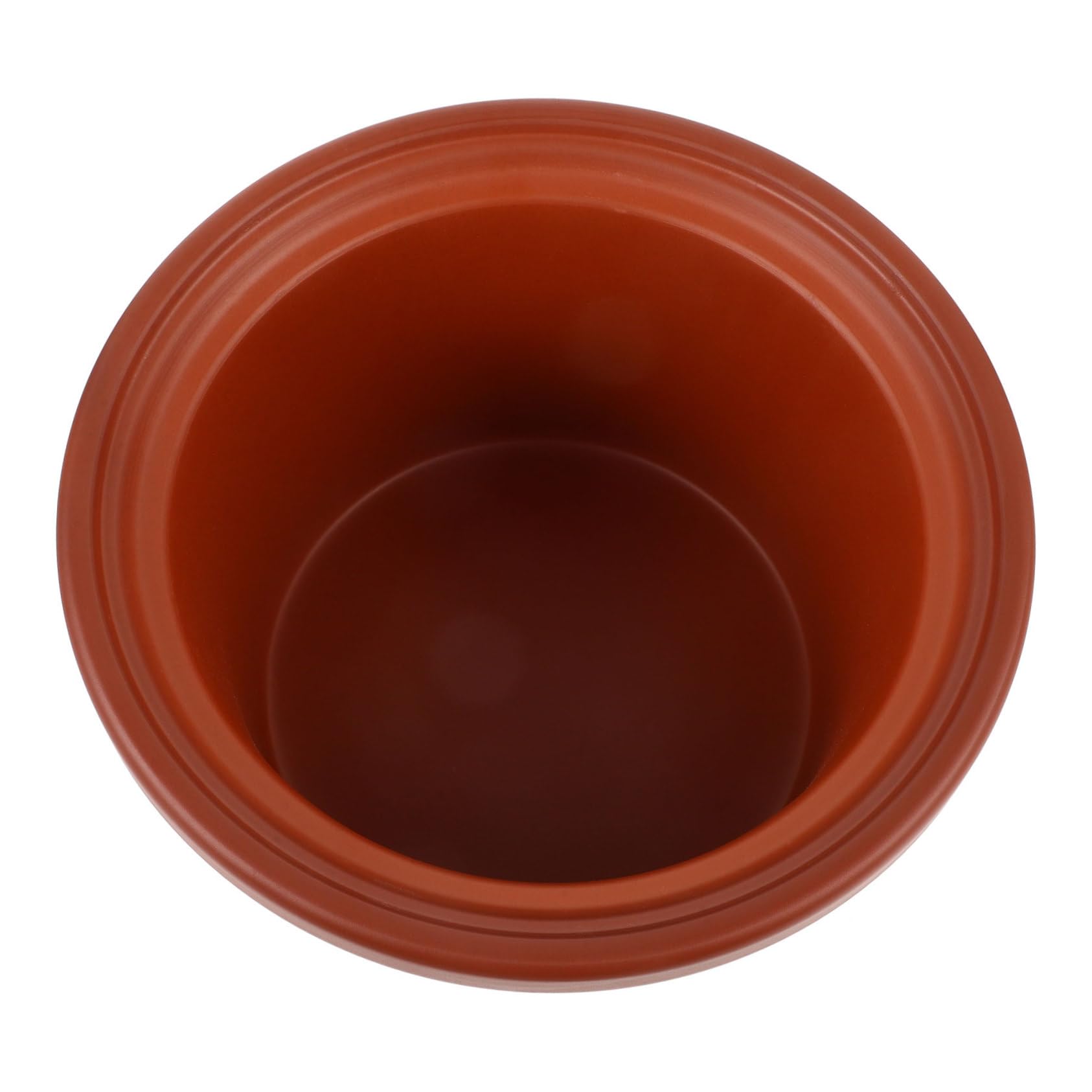 DECHOUS Ceramic Slow Cooker Liner Insert - Reusable Pot Liner for Cookers Non-deforming Ceramic Accessory for Stews Rice and Porridge Cooking