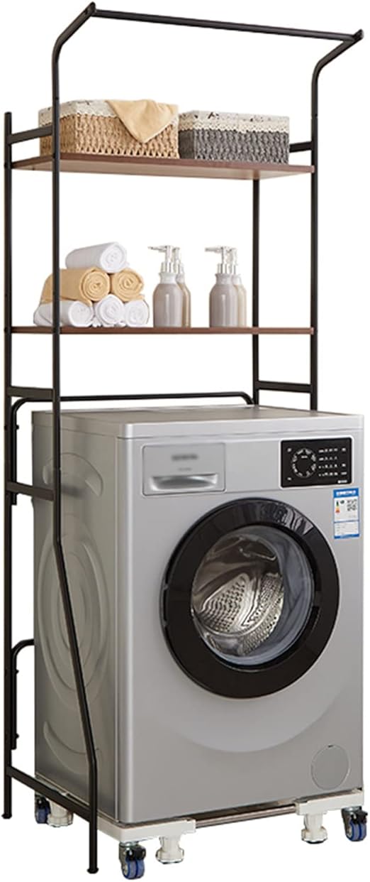 Amazon 洗濯ラック 洗濯乾燥機収納ラック 洗濯室用収納ラック 省スペース2 3層収納ラック 白 黒 ランドリー収納 オンライン通販