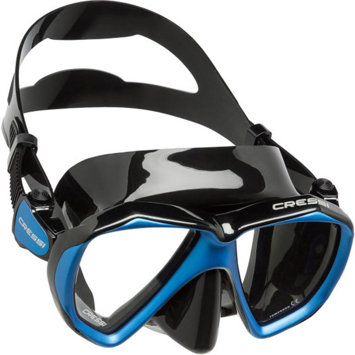 Amazon.com : Cressi Liberty Duo SPE Mask (Black/Black - Anti-Fog