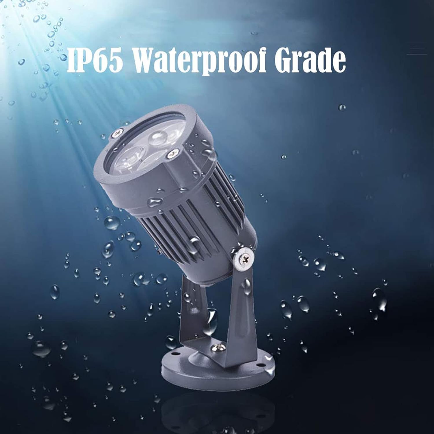 4 Stück IP65 wasserdichte Beleuchtung for den Garten – 3 W Rasenleuchte, LED-Außenstrahler, Flutlicht, Werbeschilder, Projektionsscheibenstrahler(Green)