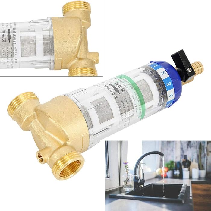Buy Reusable Whole House Spin Down Water Filter to Remove Sediment Rust