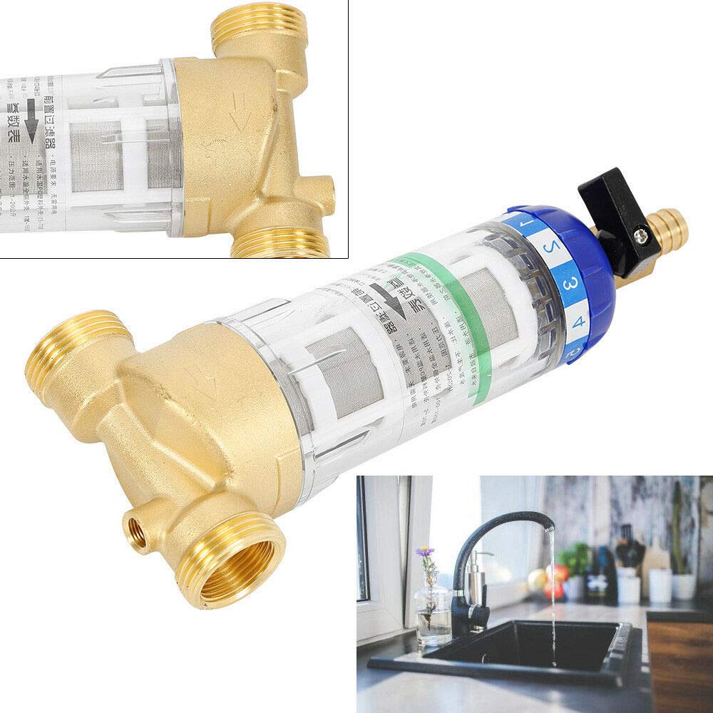 Buy Reusable Whole House Spin Down Water Filter to Remove Sediment Rust