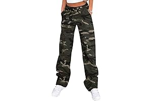 Camouflage Cargo Pants for Women: Y2K Street Style and Functional Comfort