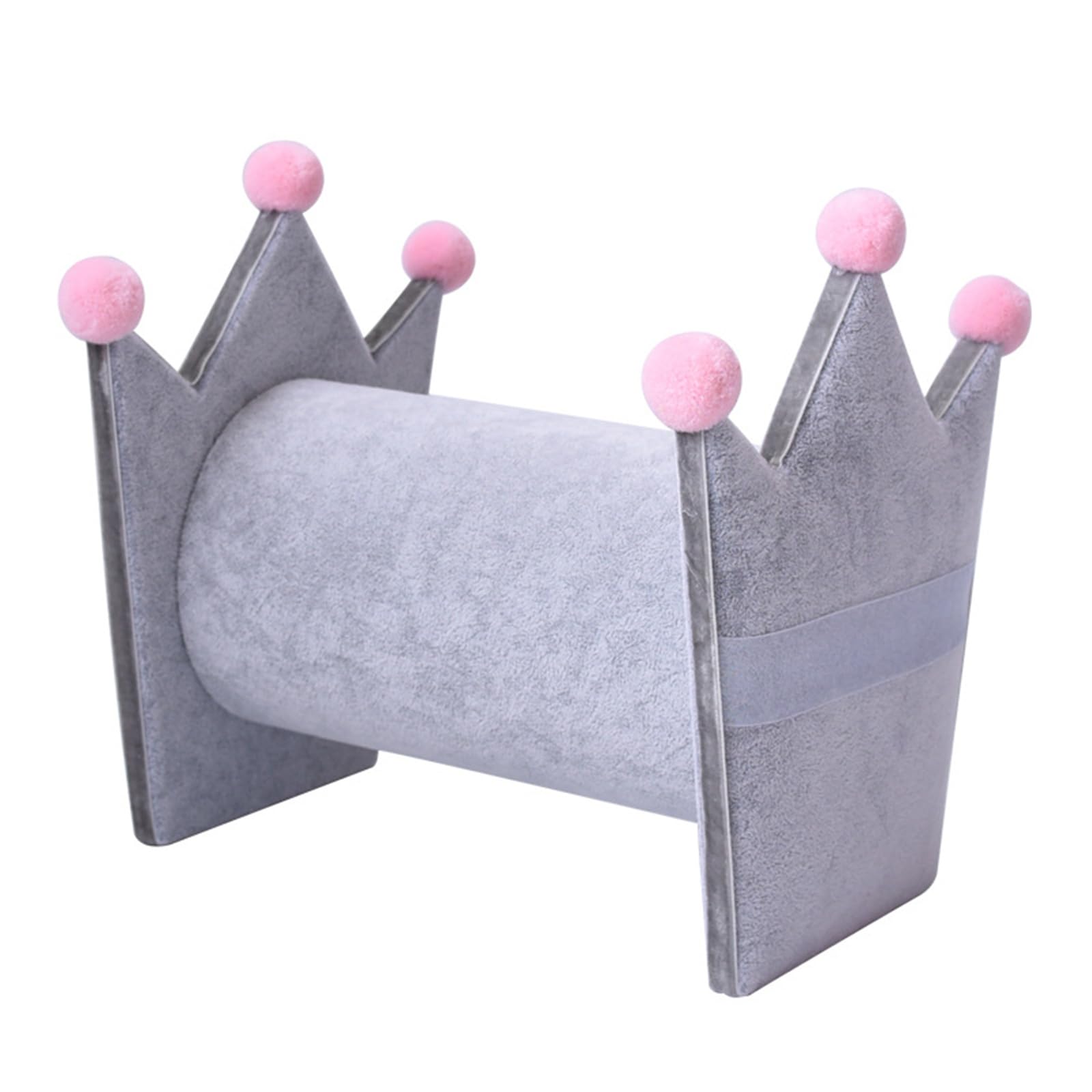 Plüsch-Haar-Accessoire-Organizer, Ständer, Haarspangen, Halter, Nadeln, Armbandhalter, Ohrring-Display, Regal, Plüsch-Textur