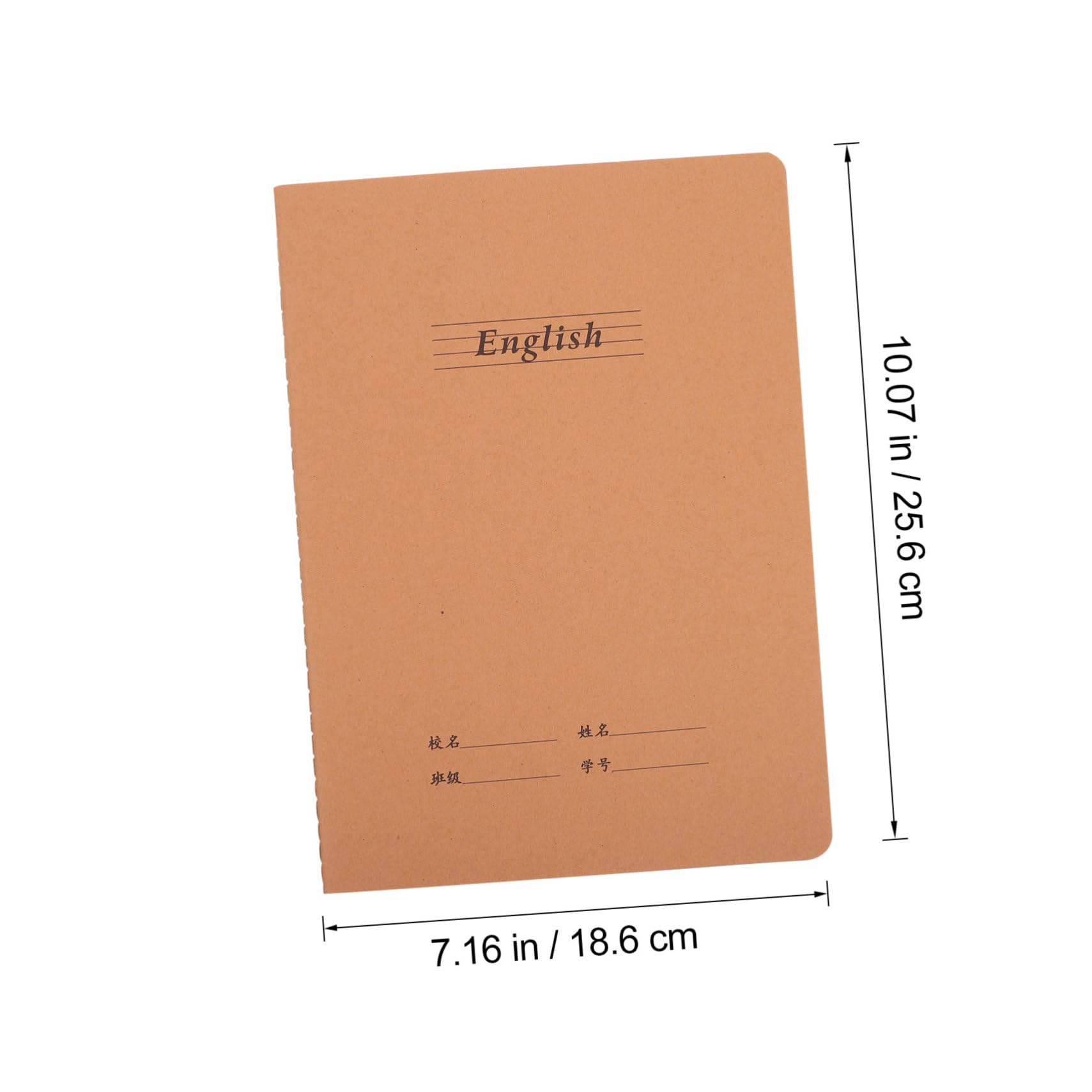 STOBOK 10pezzi Quaderni Di Esercizi Quaderni Scuola Libri Per Prendere Appunti Pratica Di Inglese Regalo Per Studenti