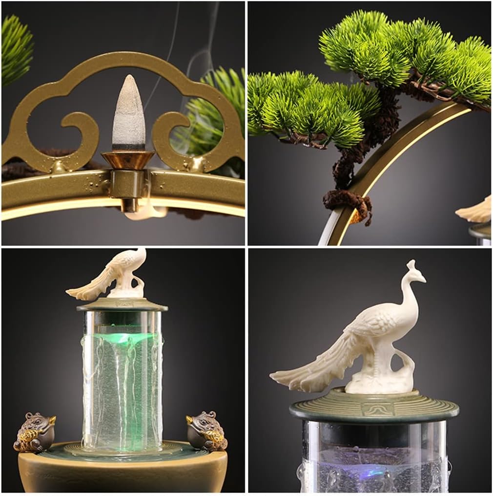 Flowing Water Ornaments Fountain Circulation Home Office Living Room Desktop Fountain Ornaments Home Decoration