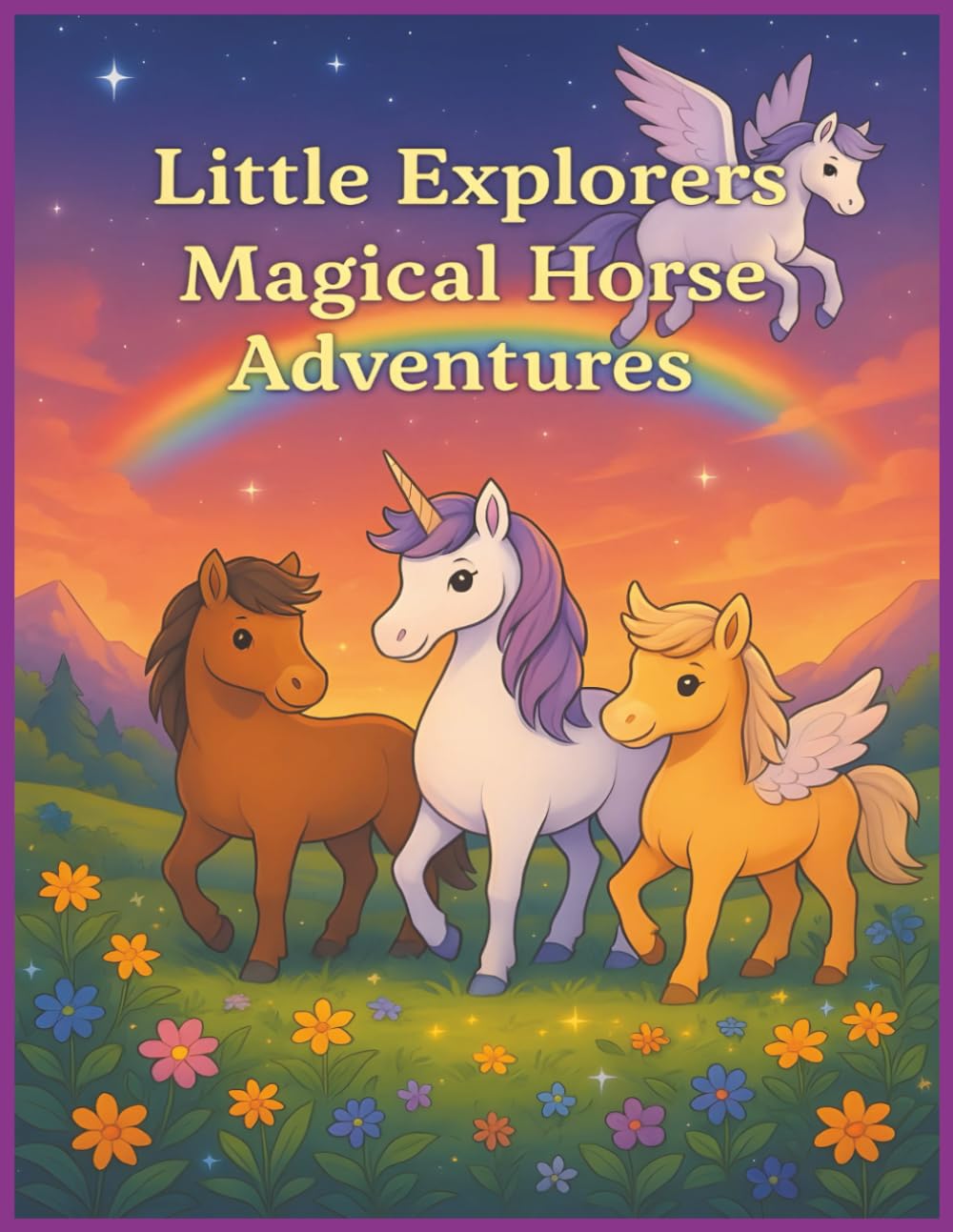 Little Explorers Magical Horse Adventures: A Fantasy Journey Filled with Whimsy and Imagination (Little Explorers Coloring Books)