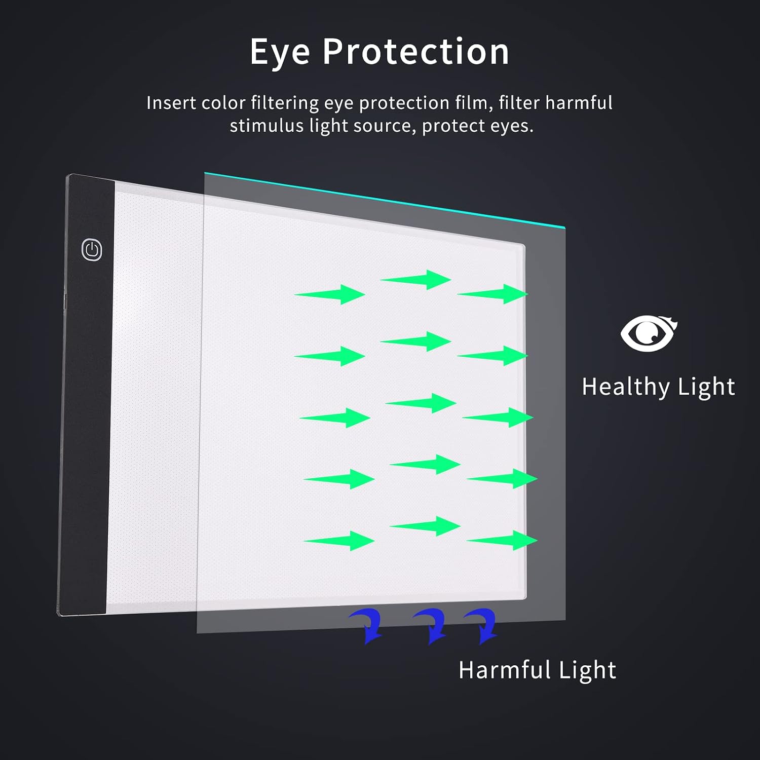 Aoresac Animation, Sketching, and Tattoo Drawing Dimmable Light Box, USB Powered Light Pad for Artists, Suit for Stenciling and Calligraphy