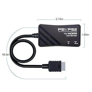 PS2/PS1 HDMIコンバーター Amazon.com: WNNZVCC PS1/PS2 to HDMI Converter, RGBS & YPbPr