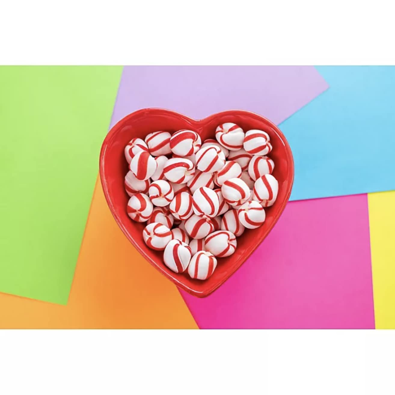 Bobs Sweet Stripes - Dulces de menta suave, 100% menta real, deliciosas rayas dulces sin gluten ni grasa, 350 unidades