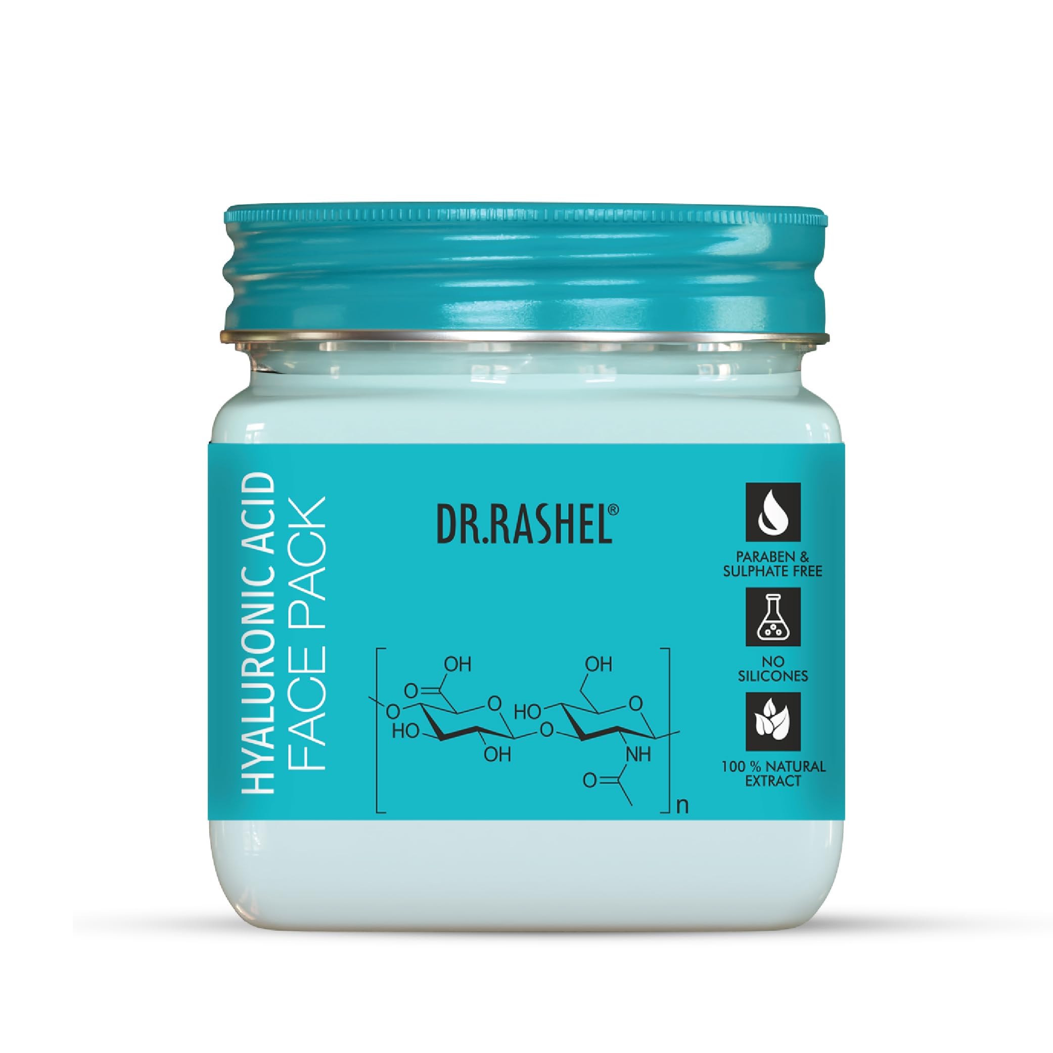 Hyaluronic Face Cream For Women and Men (380 Ml) | All Skin Types |Soft and Healthy Skin | Repairing & Nourishment | Deep Hydration & Moisturization | 100% Vegan | Paraben Free