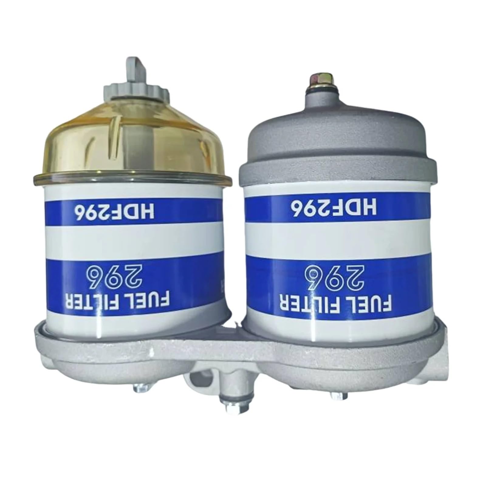 PHNOITPQ Dual-Addition Dual Fuel Filter 296 Filter Element 7111-296 HDF296 Filter Oil-Water Separator Double Cup Assembly