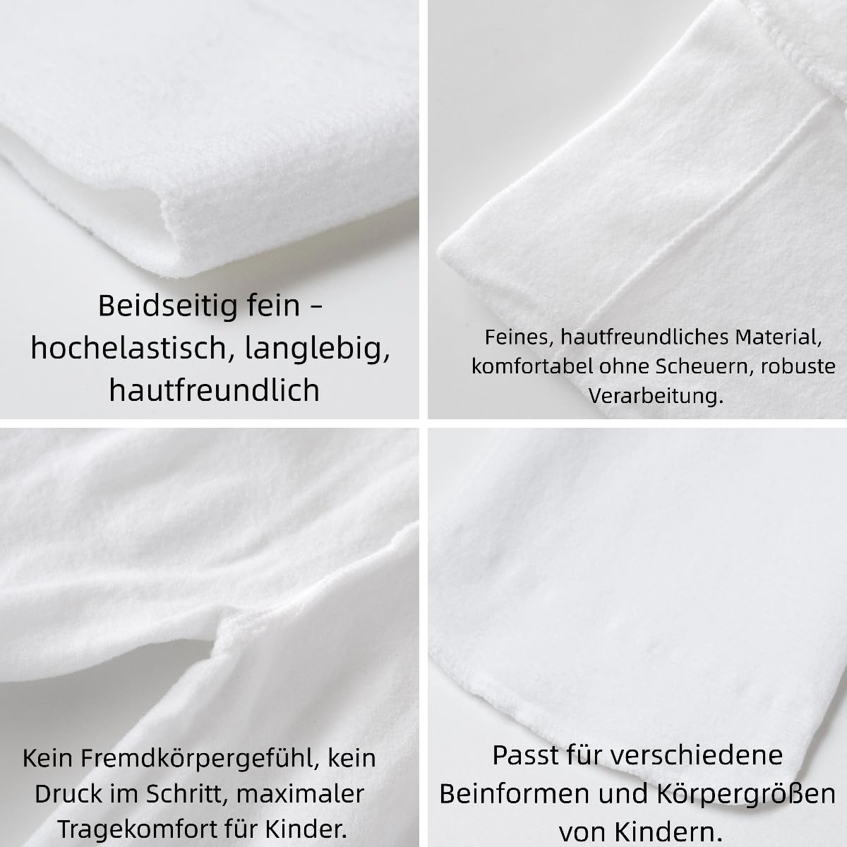 Lot de 3 collants pour filles - Collants enfants en microfibre pour uniforme scolaire, ballet et usage quotidien - Âge 2-13 ans - 3