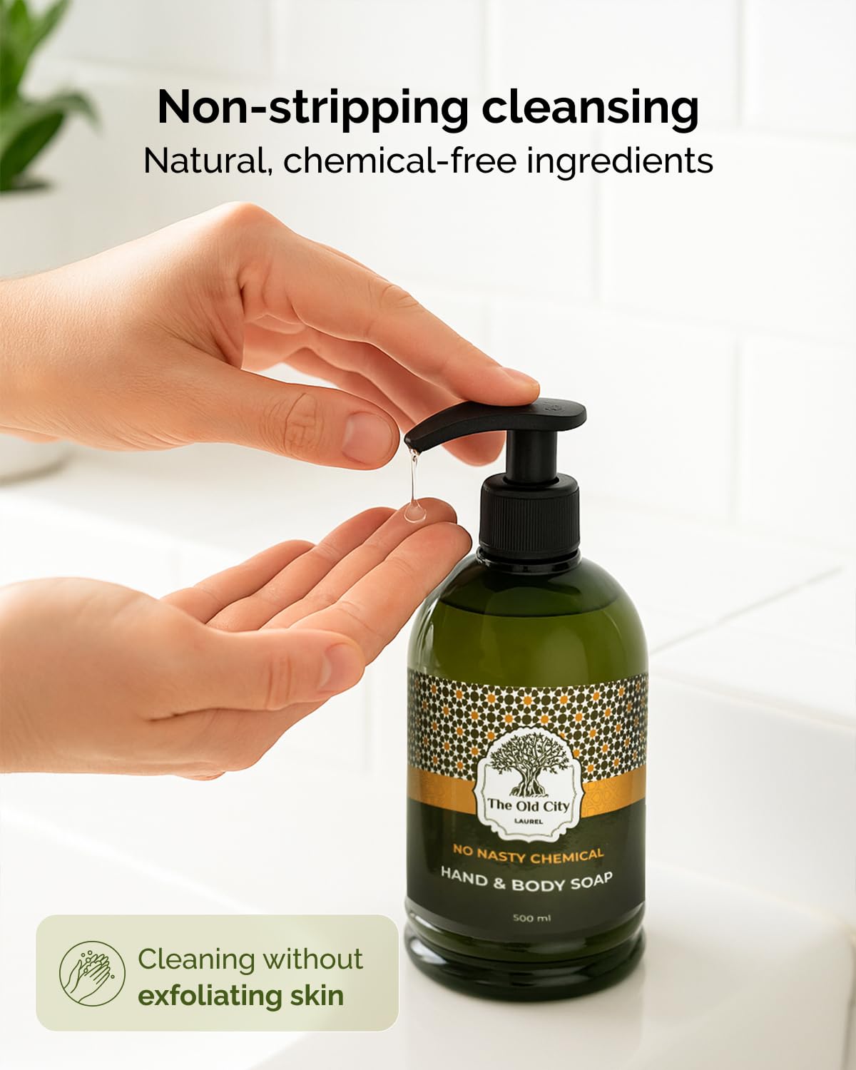 Hand Wash Soap 500ml, olive, 500 ml (Pack of 1) - Image 4