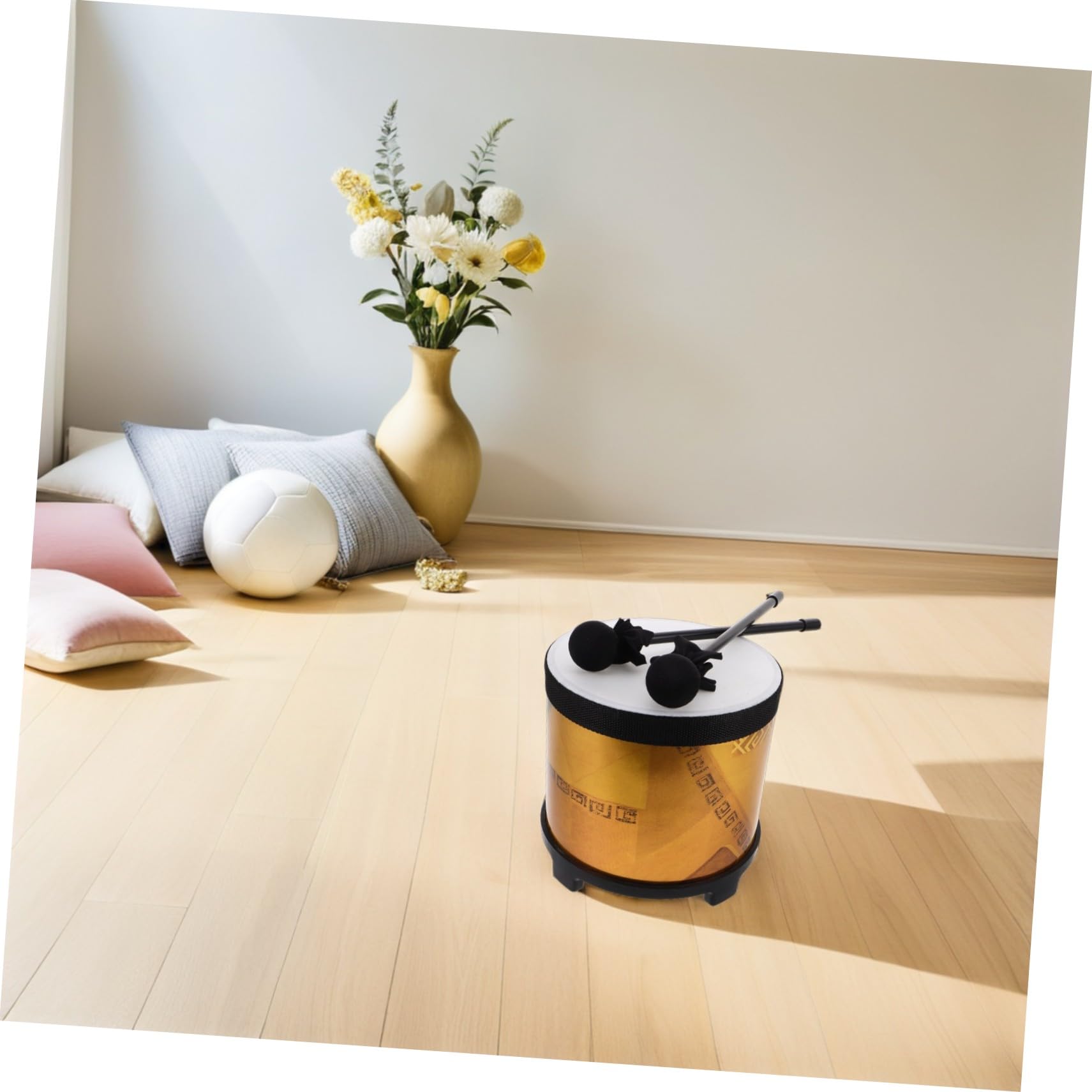 Beaupretty da Pavimento per Strumento Percussione Orff Educativo con Bacchette Didattico Portatile per Apprendimento Musicale e Prima Infanzia