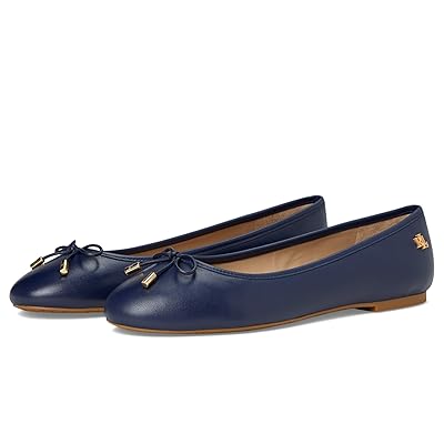 Lauren Ralph Lauren Jayna Nappa Leather Flat Women
