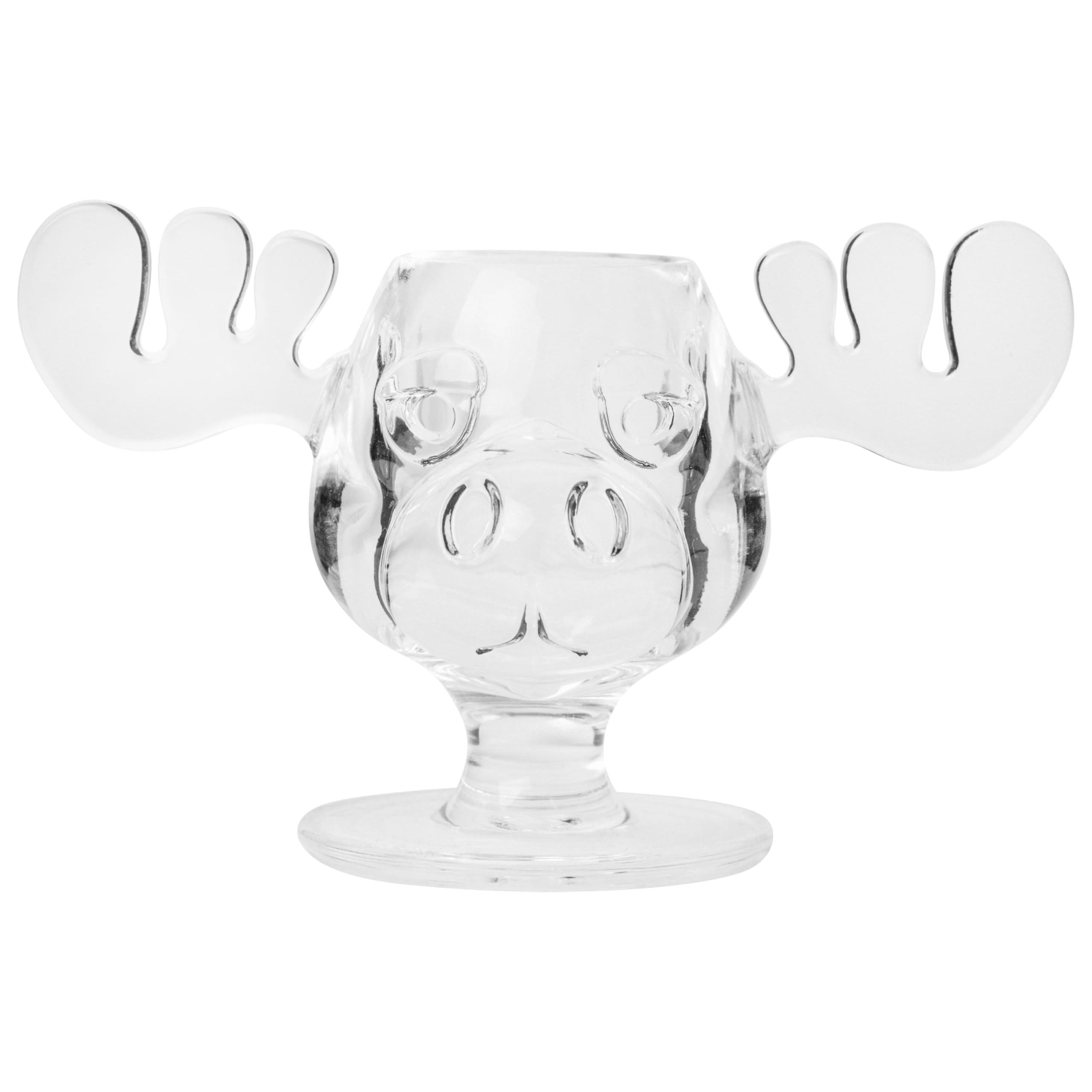 Silver Buffalo National Lampoon's Christmas Vacation Marty Moose Sculpted Acrylic Shot Glass | Home Barware For Liquor And Beverages | Holds 1 Ounce