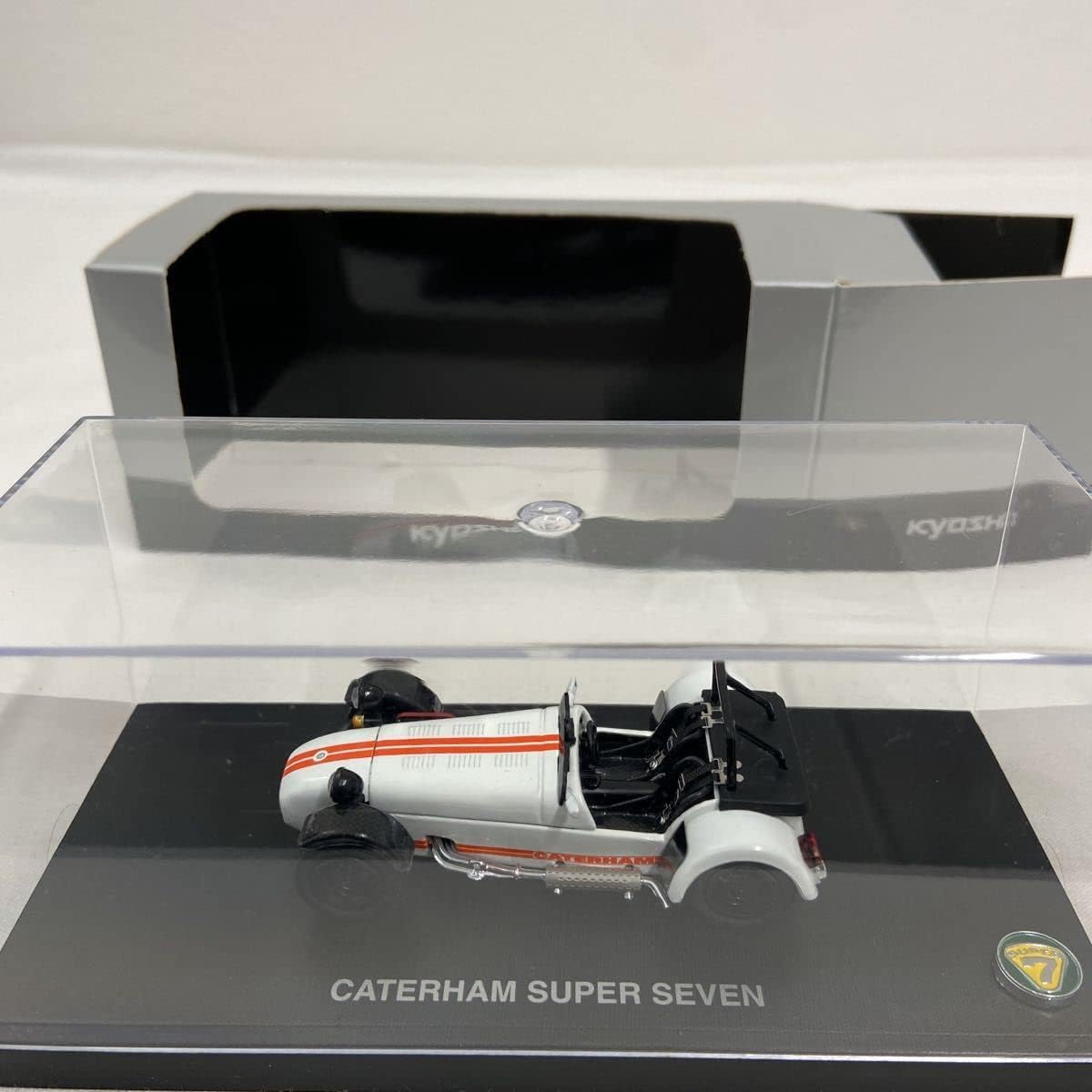 京商 1/43 CATERHAM SUPER SEVEN JPE White Orange ケーターハム