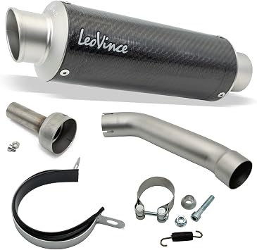 LeoVince silencer GP CORSA RACING E5 compatible with KTM Duke 125