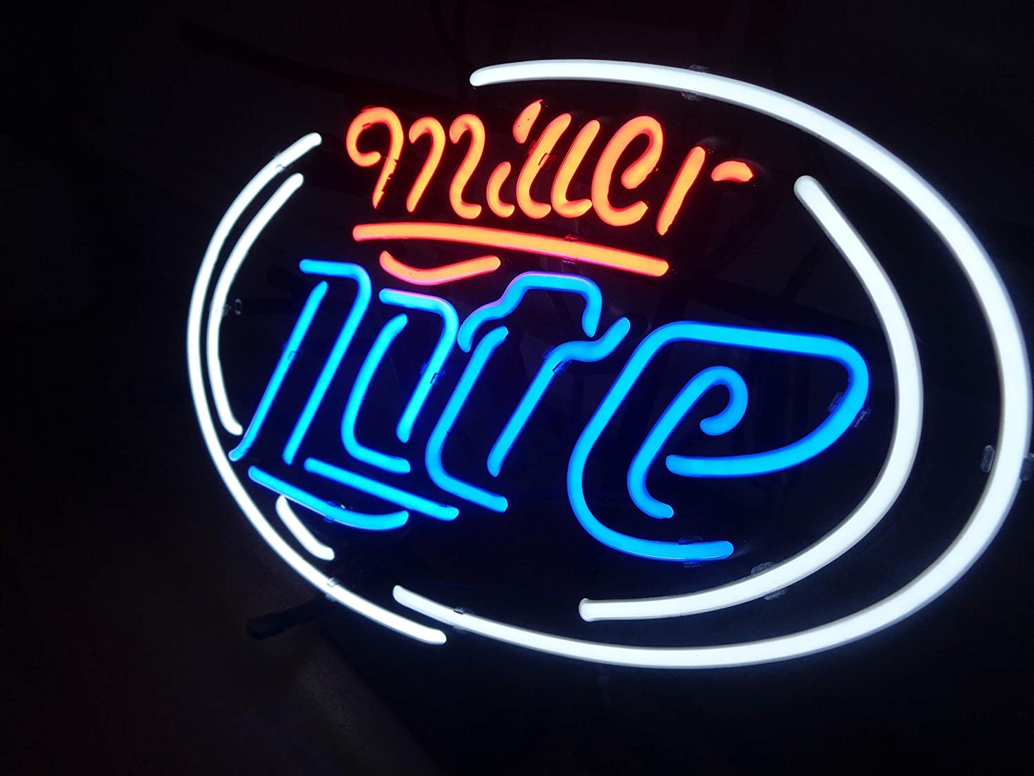 Red Miller. Sign Miller Lite Beer Can Sign