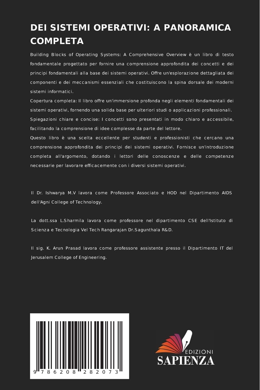 DEI SISTEMI OPERATIVI: A PANORAMICA COMPLETA