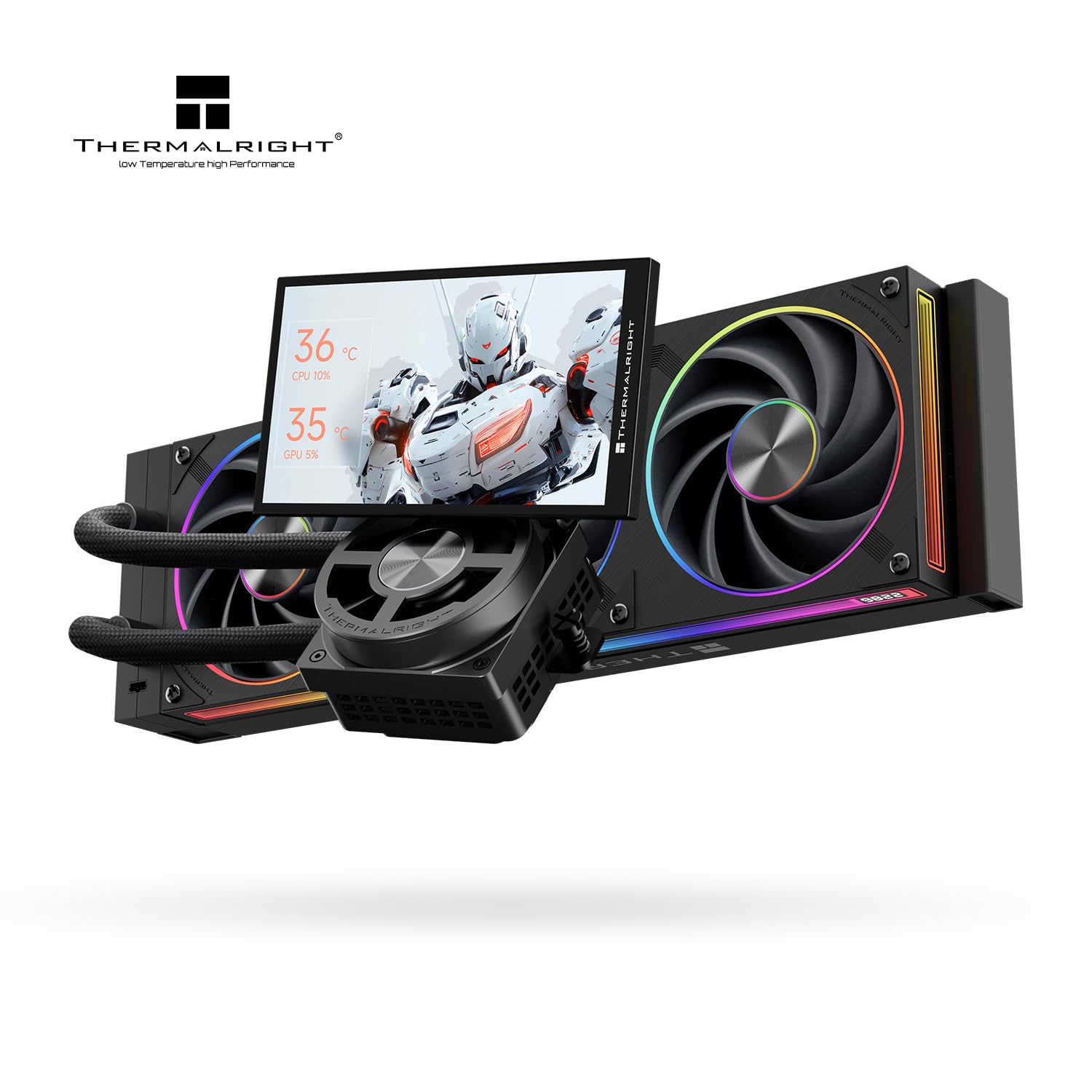 Thermalright TR DYNAMIC VISION PRO 360 ARGB BLACK-360mm-AIO