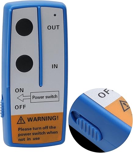 Miniatura 3 de MaySpare Kit de control remoto de cabrestante inalámbrico, controlador de interruptor de auricular de 100 pies, 2 piezas de recuperación de 12 V,