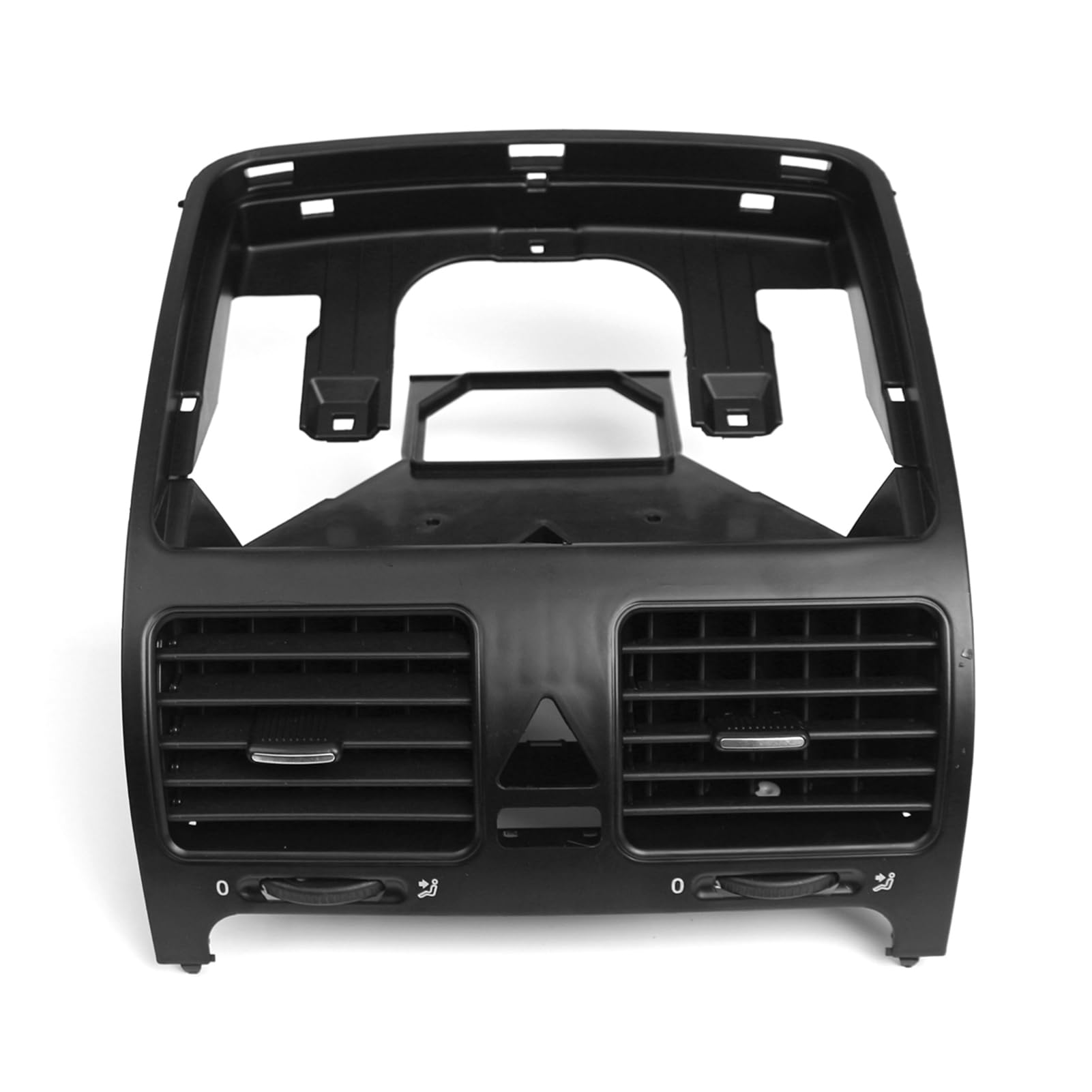 SIXRUN Bocchetta di Ventilazione Centrale del Cruscotto, Sostituzione per MK5 2004 2009 GTI MK5 2004 2009 2006 2011 RABBIT 2006 2009 con Flusso D'aria Migliorato OEM 1K0819743A