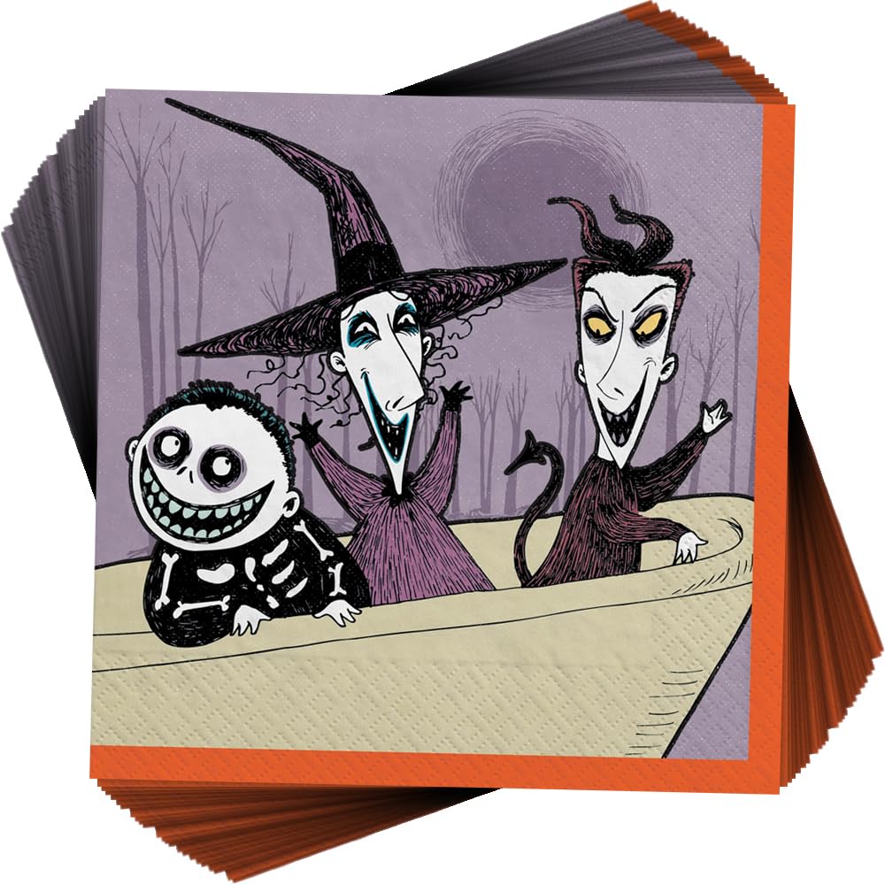 Nightmare Before Christmas - Pumpkin King Serwetki do napojów 12,7 cm x 12,7 cm (6/90)