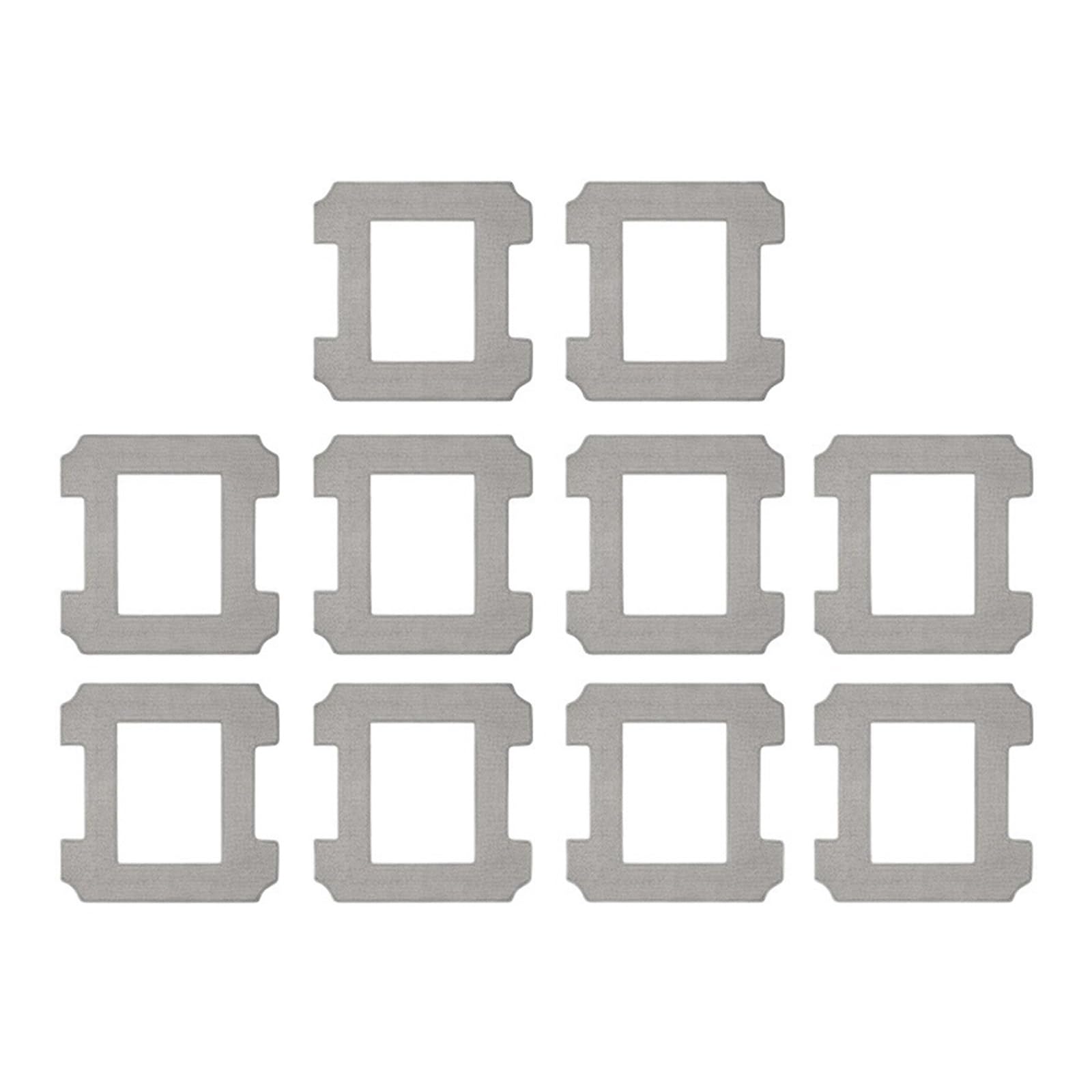 Fensterputztuch, Kompatibel for ECOVACS, WINBOOT W2 / W2, Kompatibel for OMNI,/ W1 W1 Pro Mikrofaser-Mopp-Pad-Tuch-Ersatzteile(10pcs)