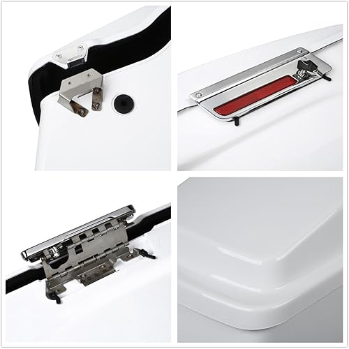 Miniatura 7 de Alforjas alargadas de 5 pulgadas TCMT para Harley Touring Street Electra Glide 1993-2013